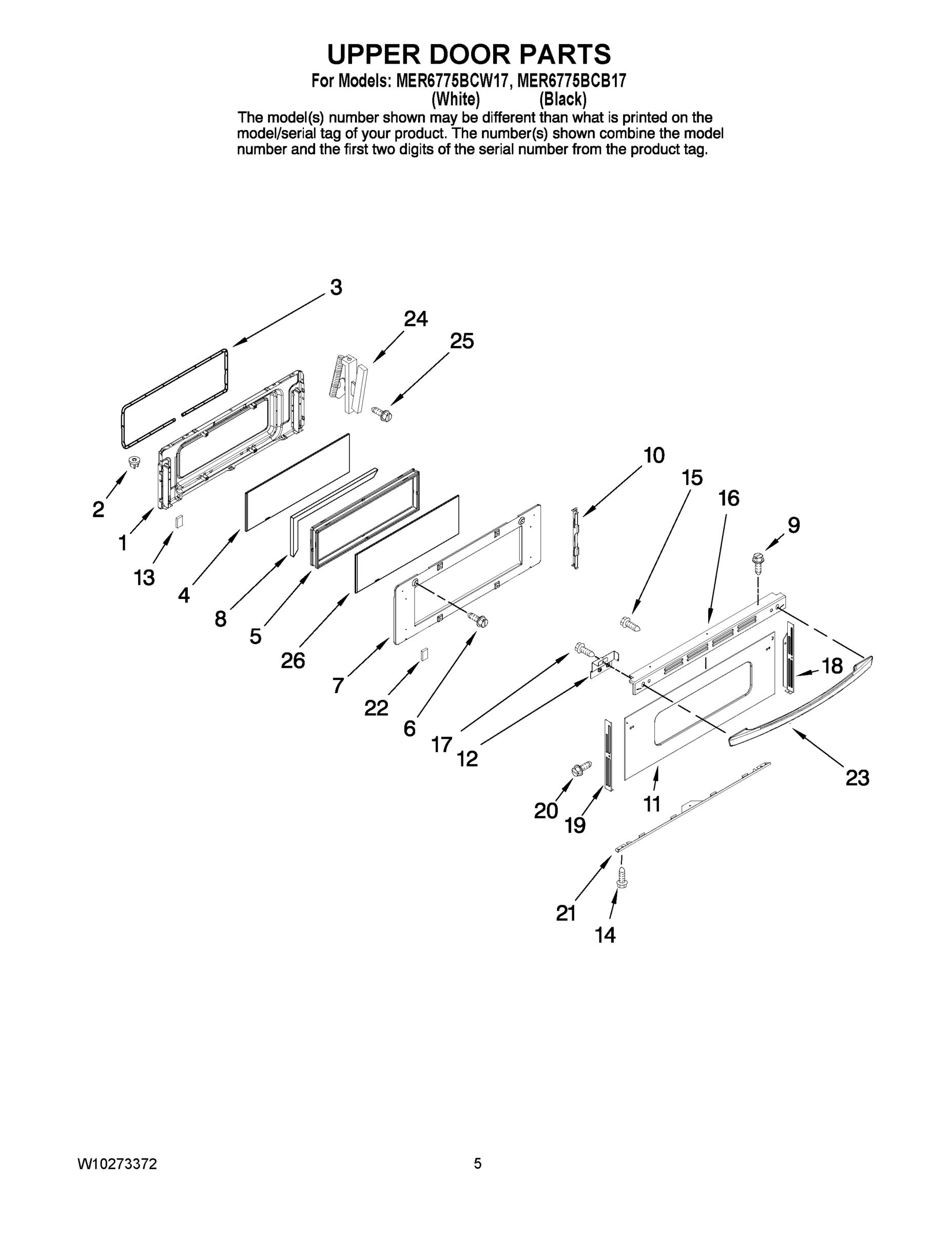04 - UPPER DOOR PARTS