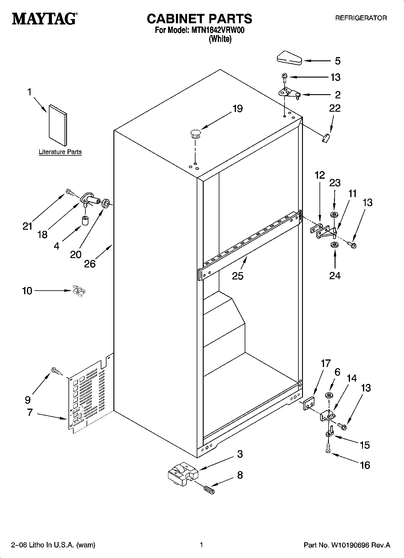 01 - CABINET PARTS