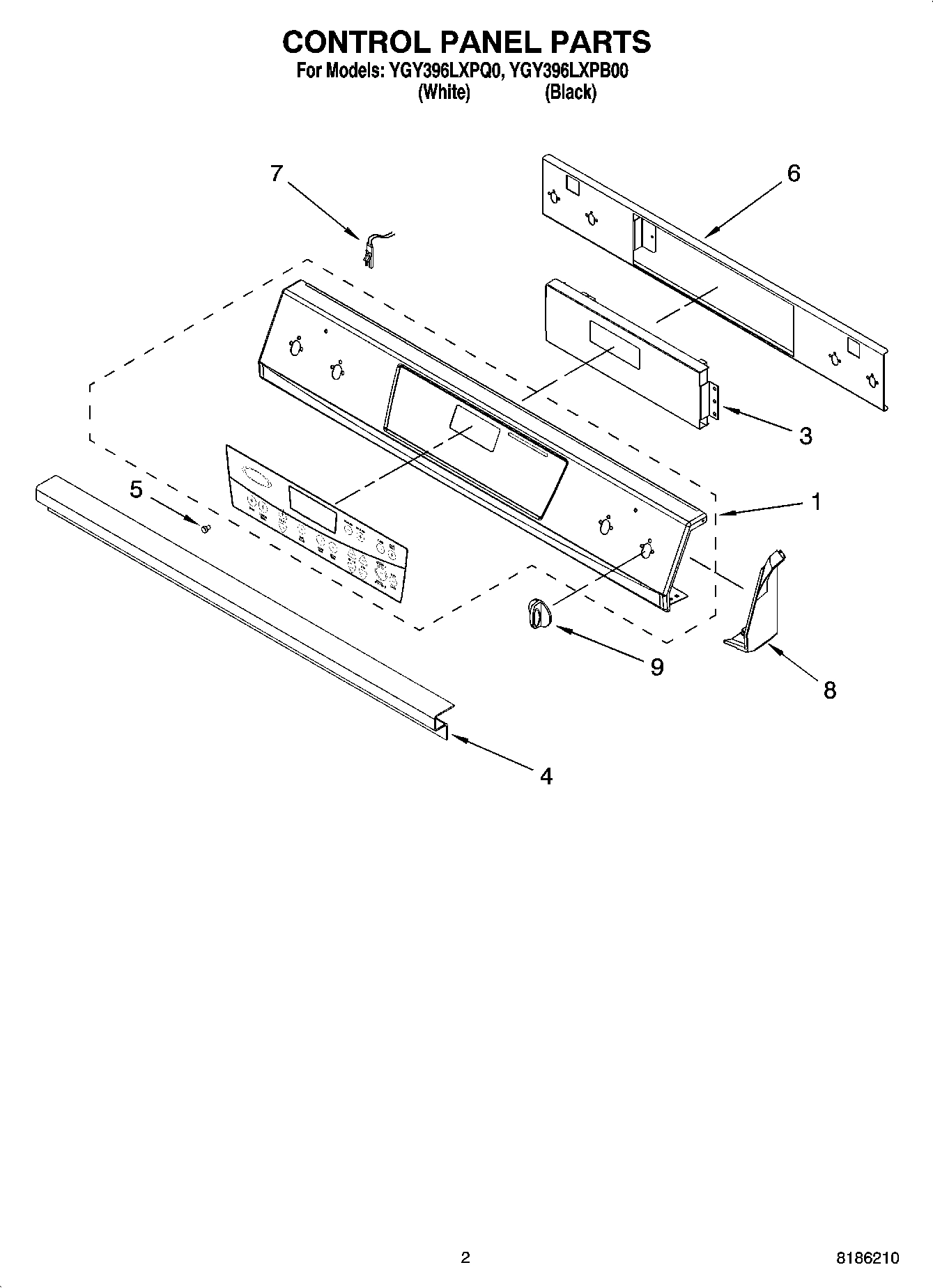 02 - CONTROL PANEL PARTS