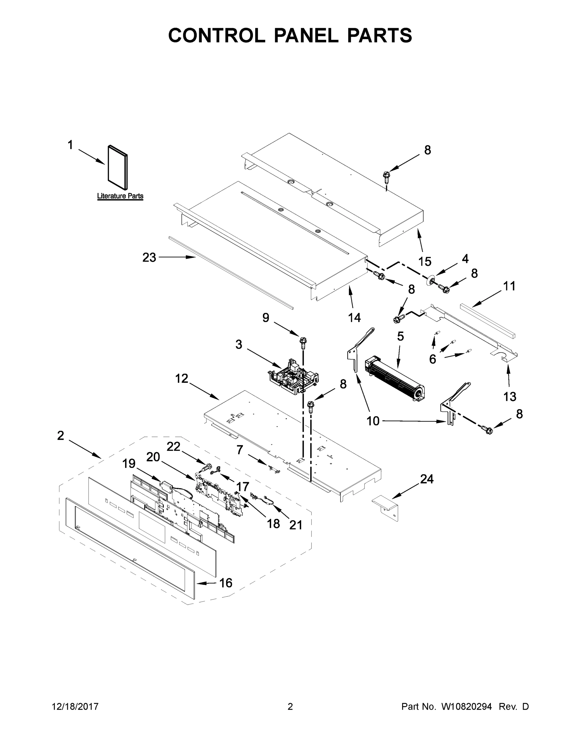 02 - CONTROL PANEL PARTS