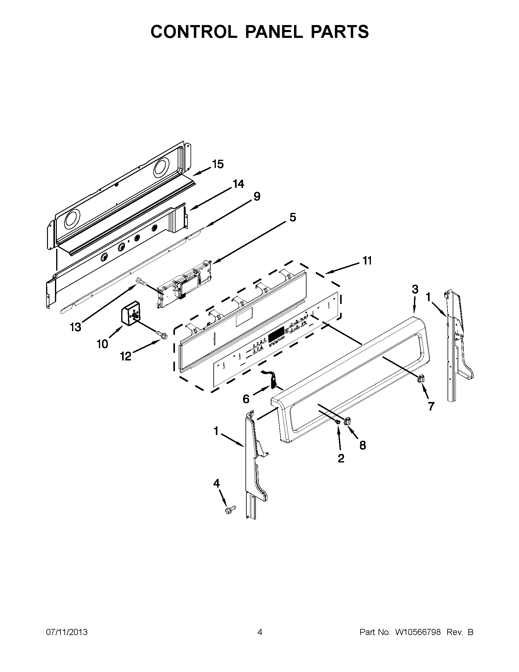 02 - CONTROL PANEL PARTS