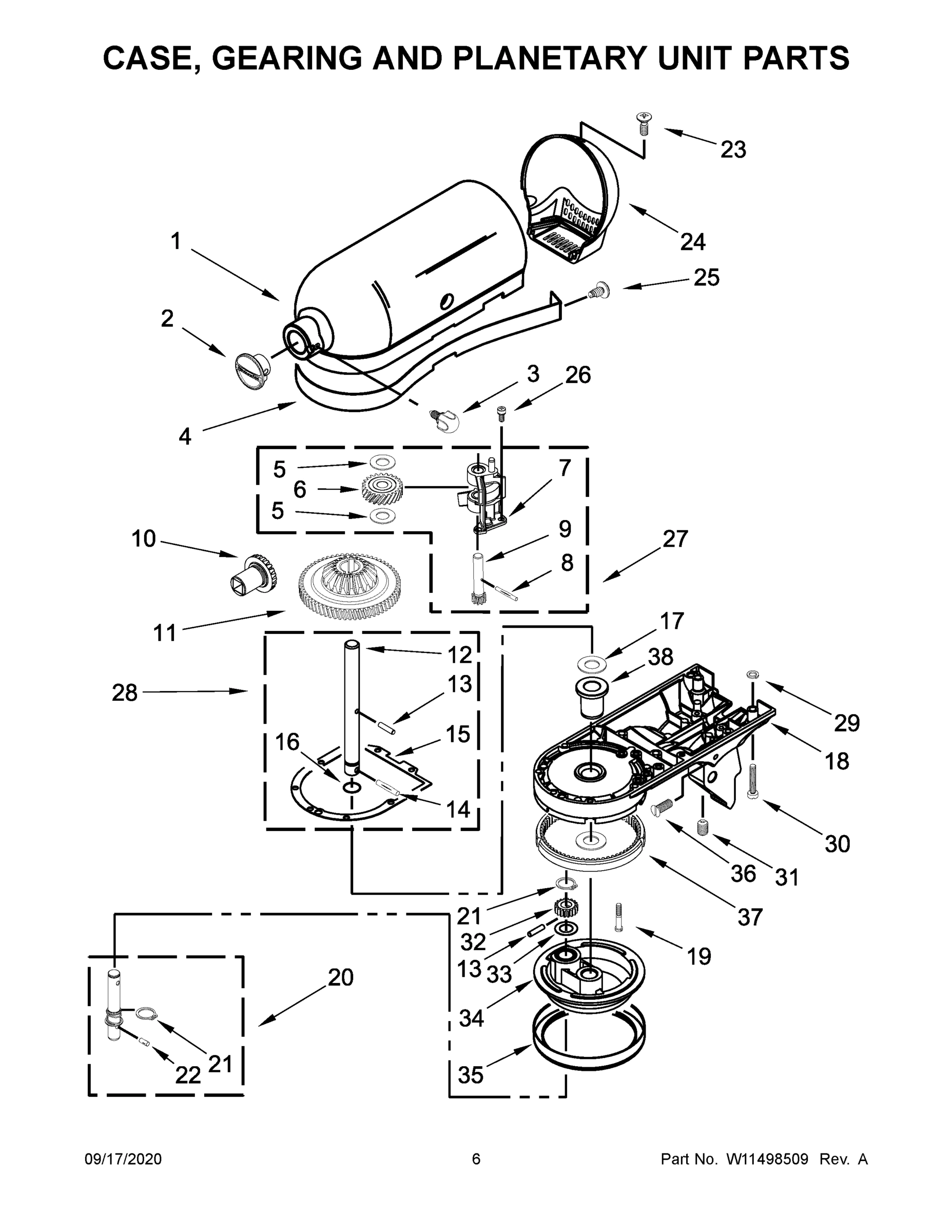 04 - CASE, GEARING AND PLANETARY UNIT PARTS