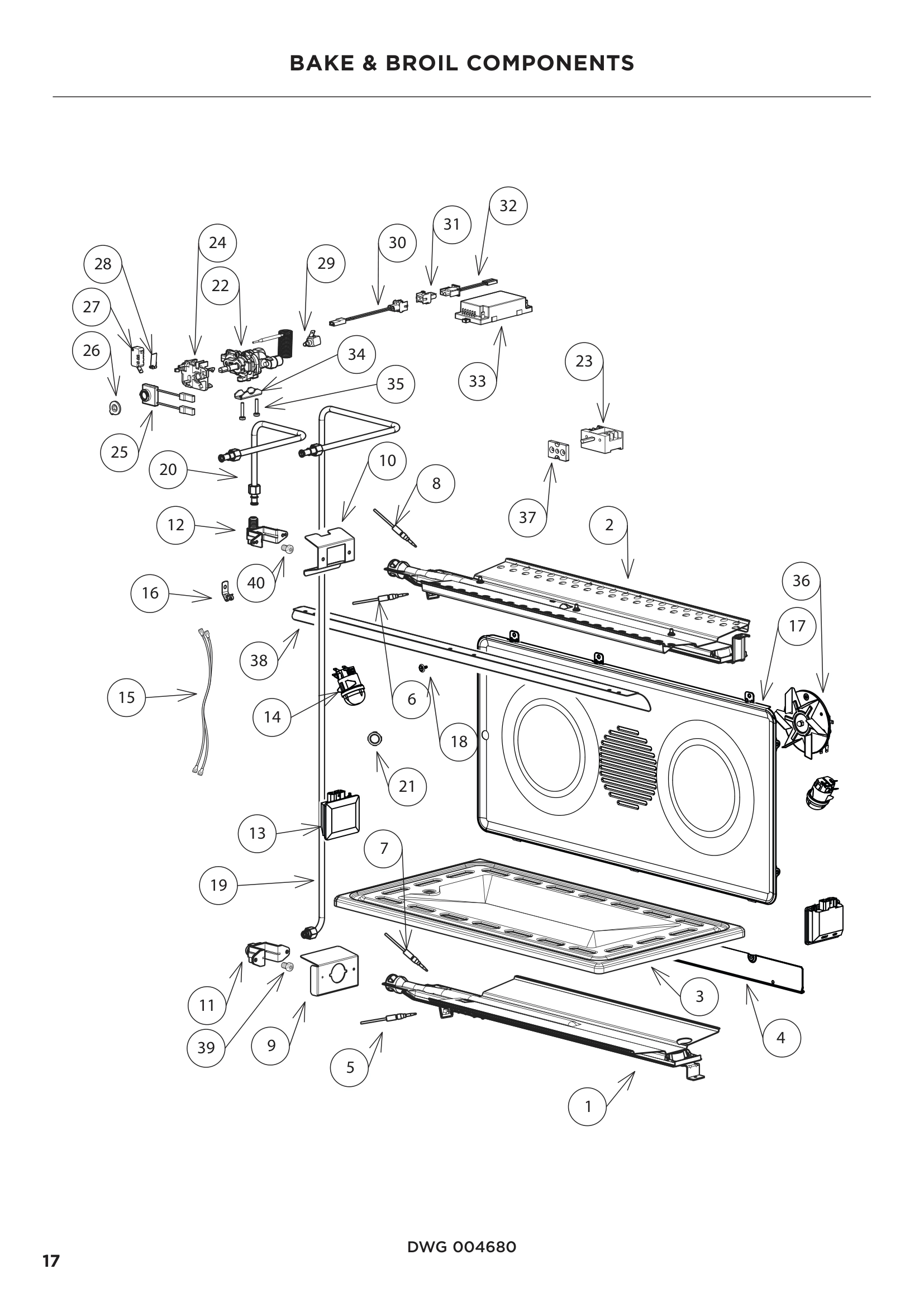 BAKE & BROIL COMPONENTS