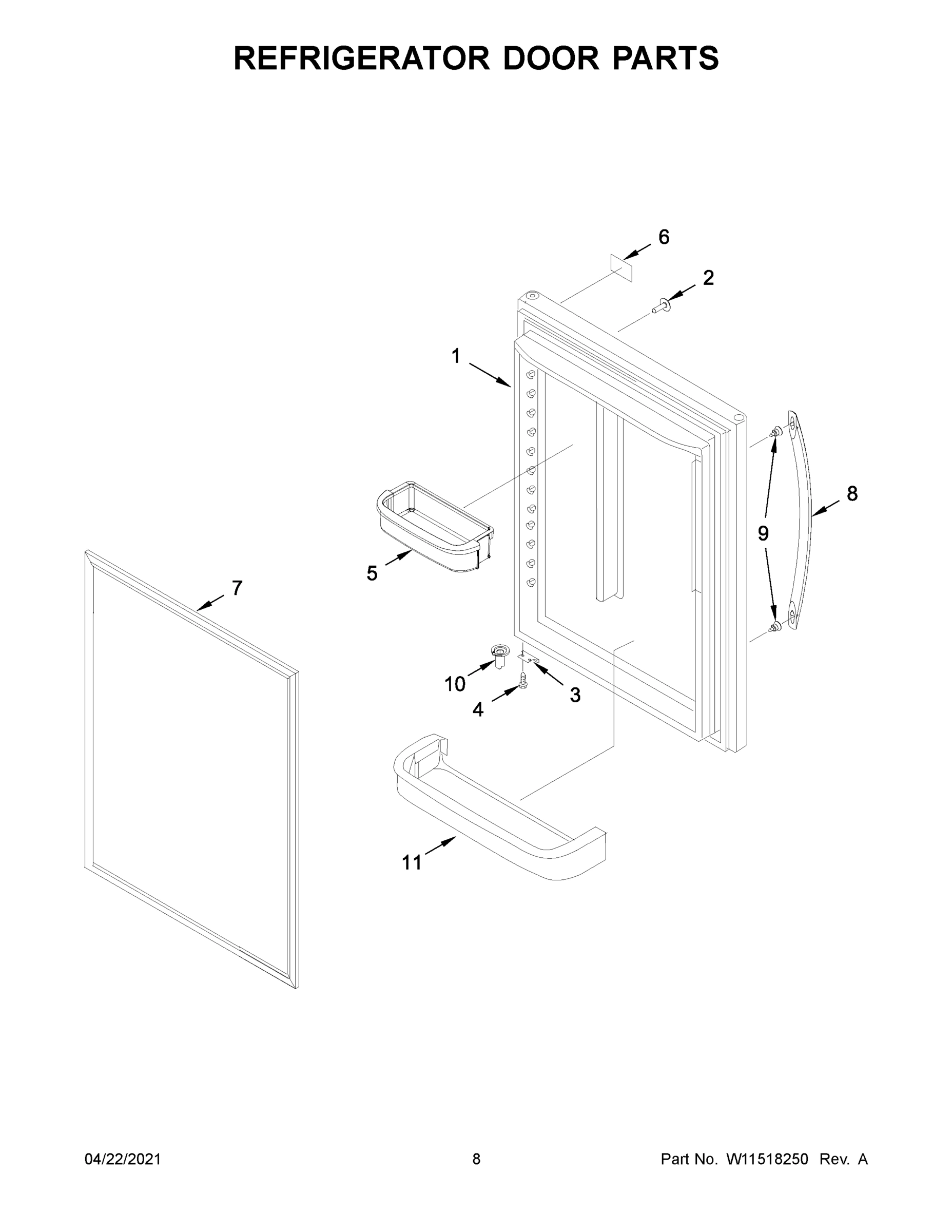 05 - REFRIGERATOR DOOR PARTS