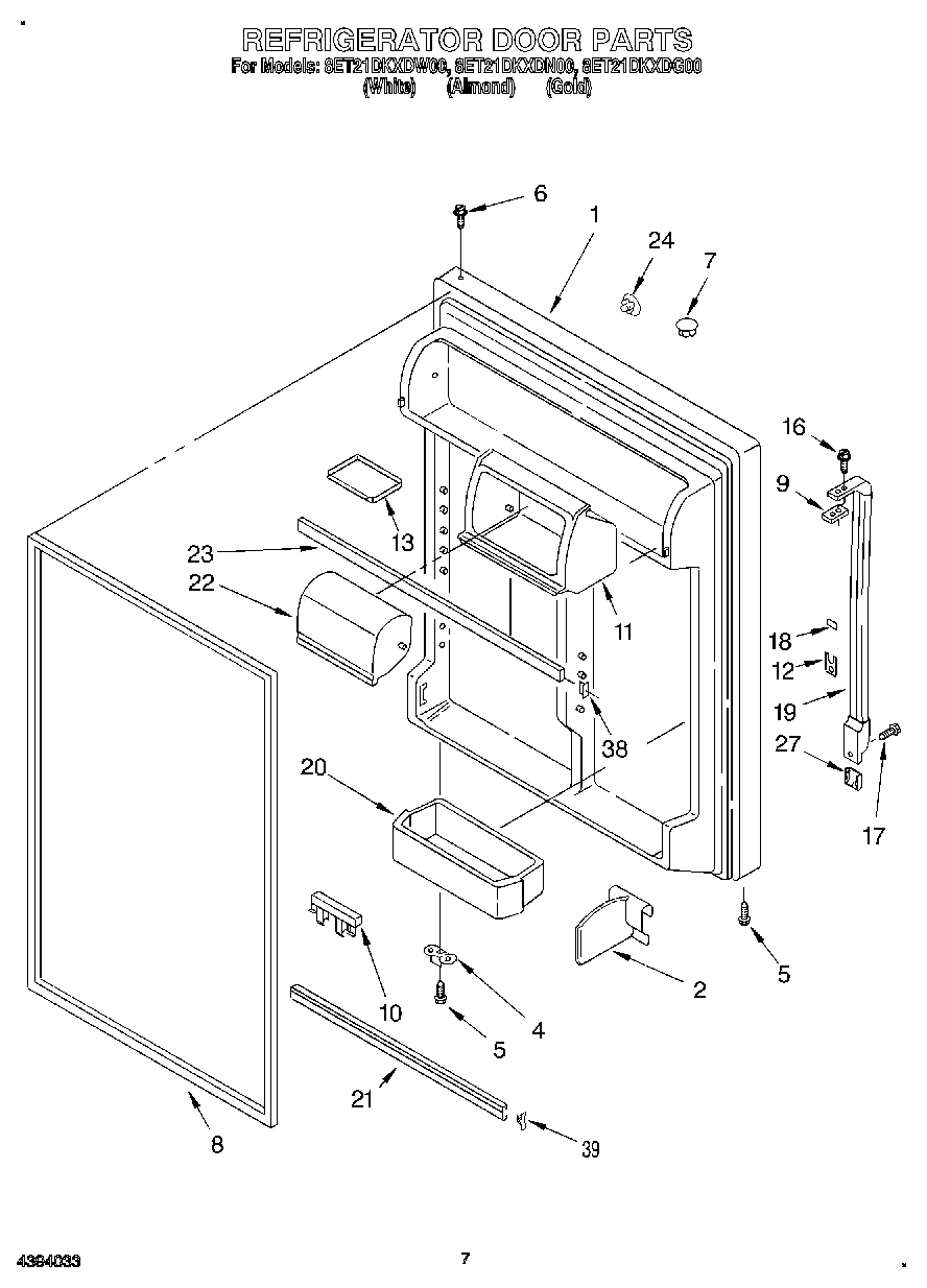 04 - REFRIGERATOR DOOR