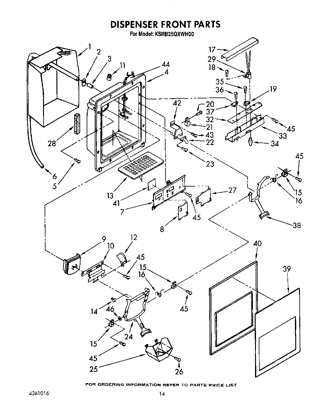 10 - DISPENSER FRONT