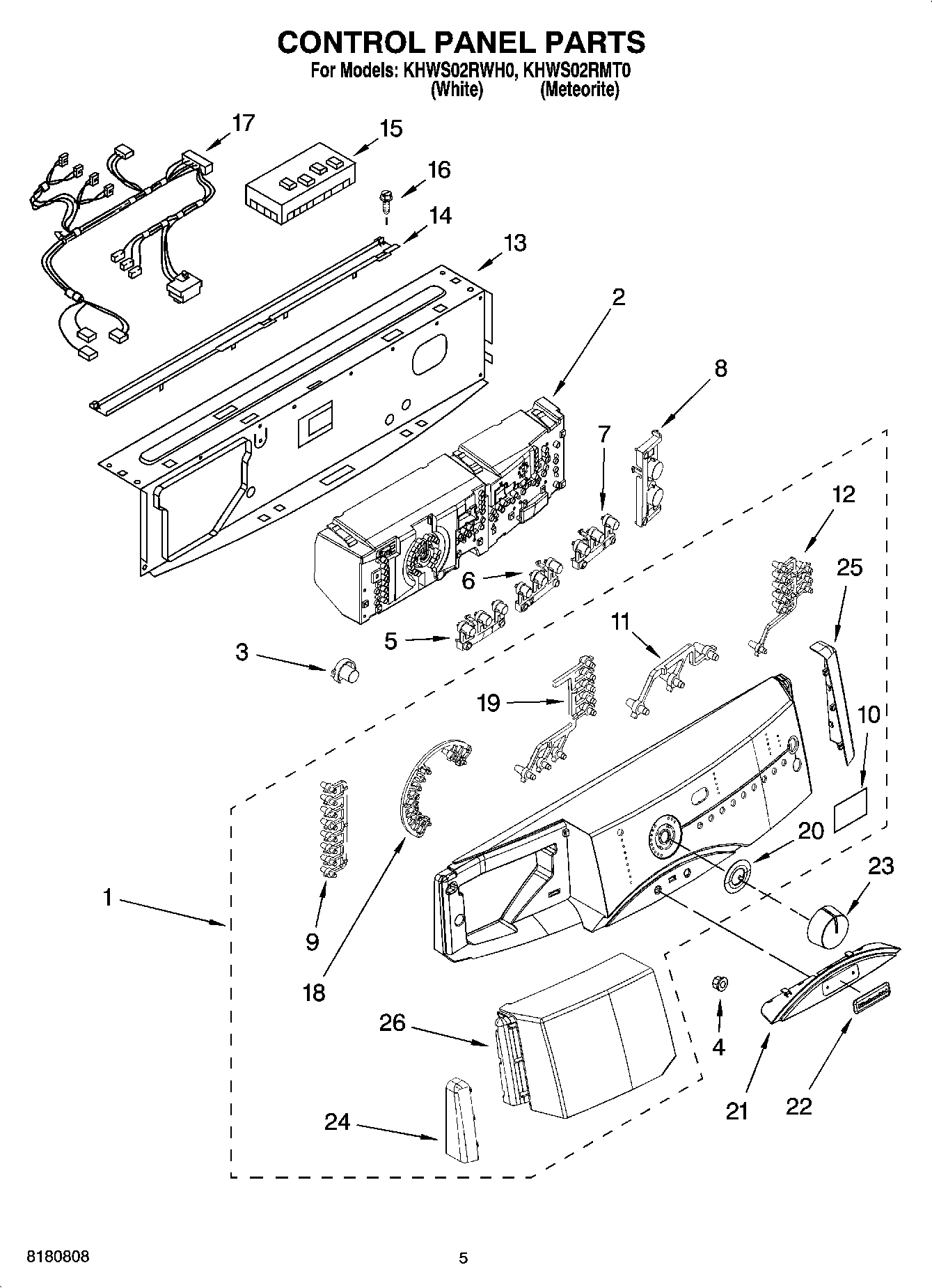 03 - CONTROL PANEL PARTS