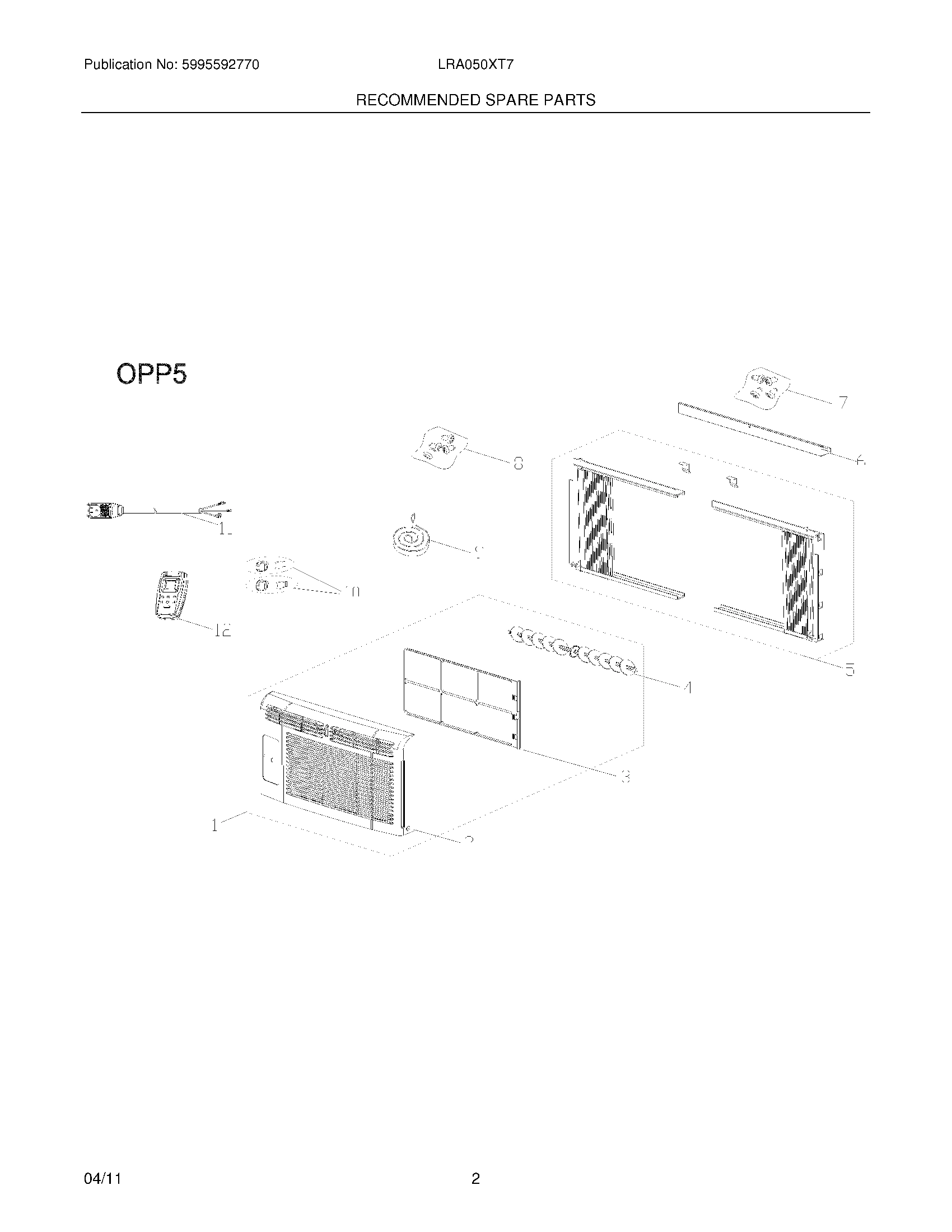 03 - RECOMMENDED SPARE PARTS
