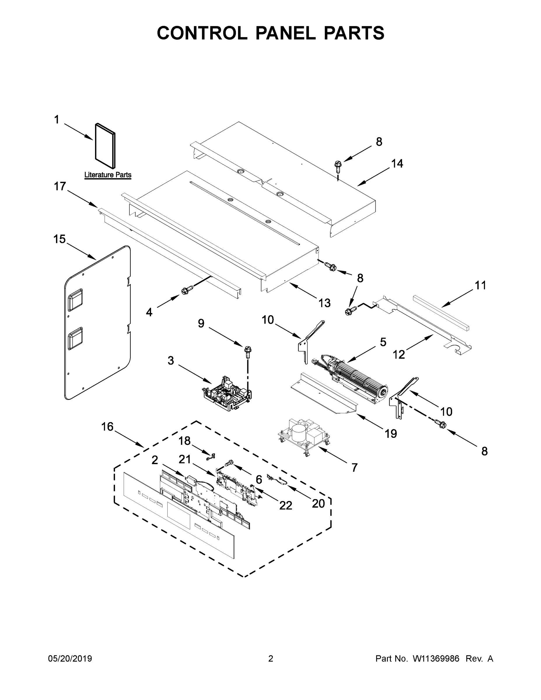02 - CONTROL PANEL PARTS