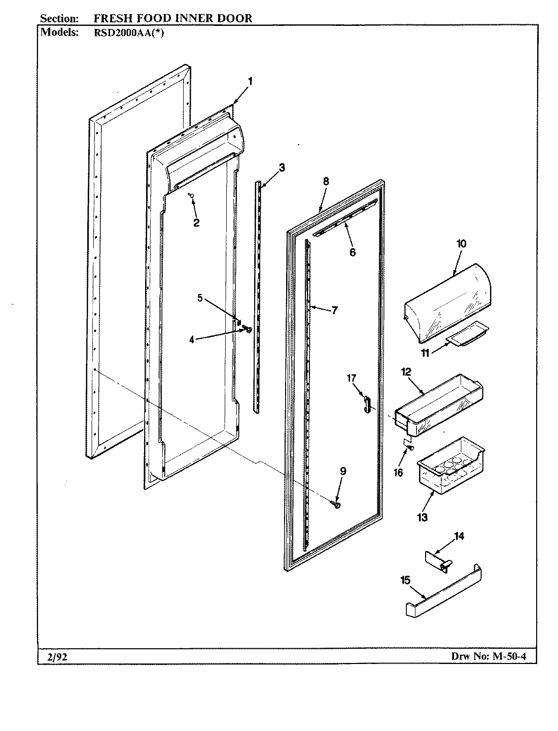 05 - FRESH FOOD INNER DOOR