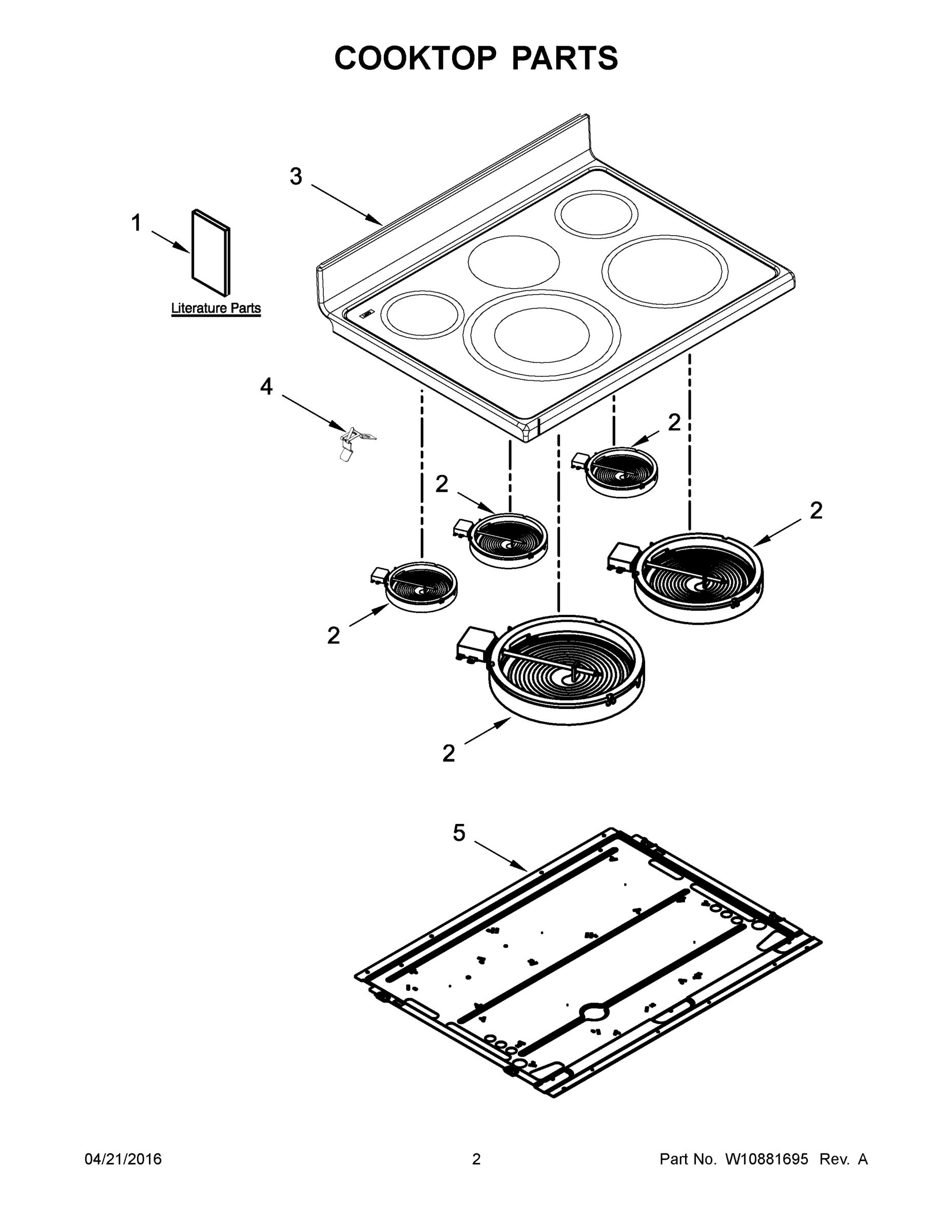 02 - COOKTOP PARTS