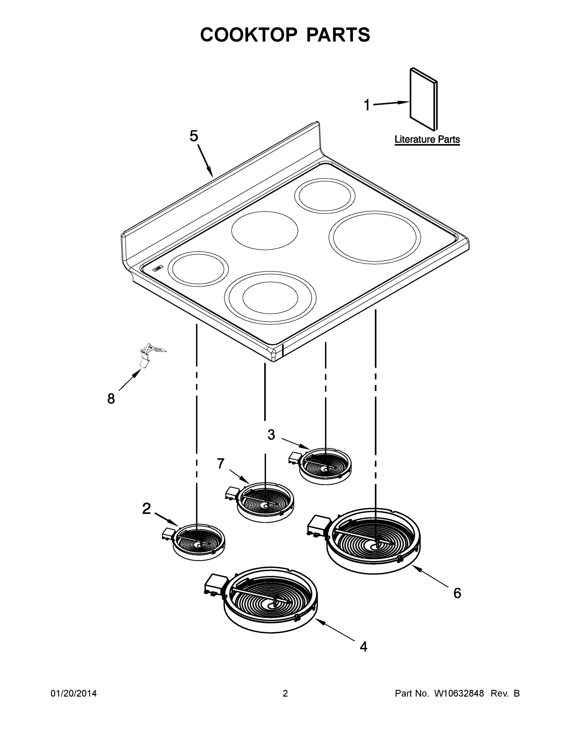 02 - COOKTOP PARTS