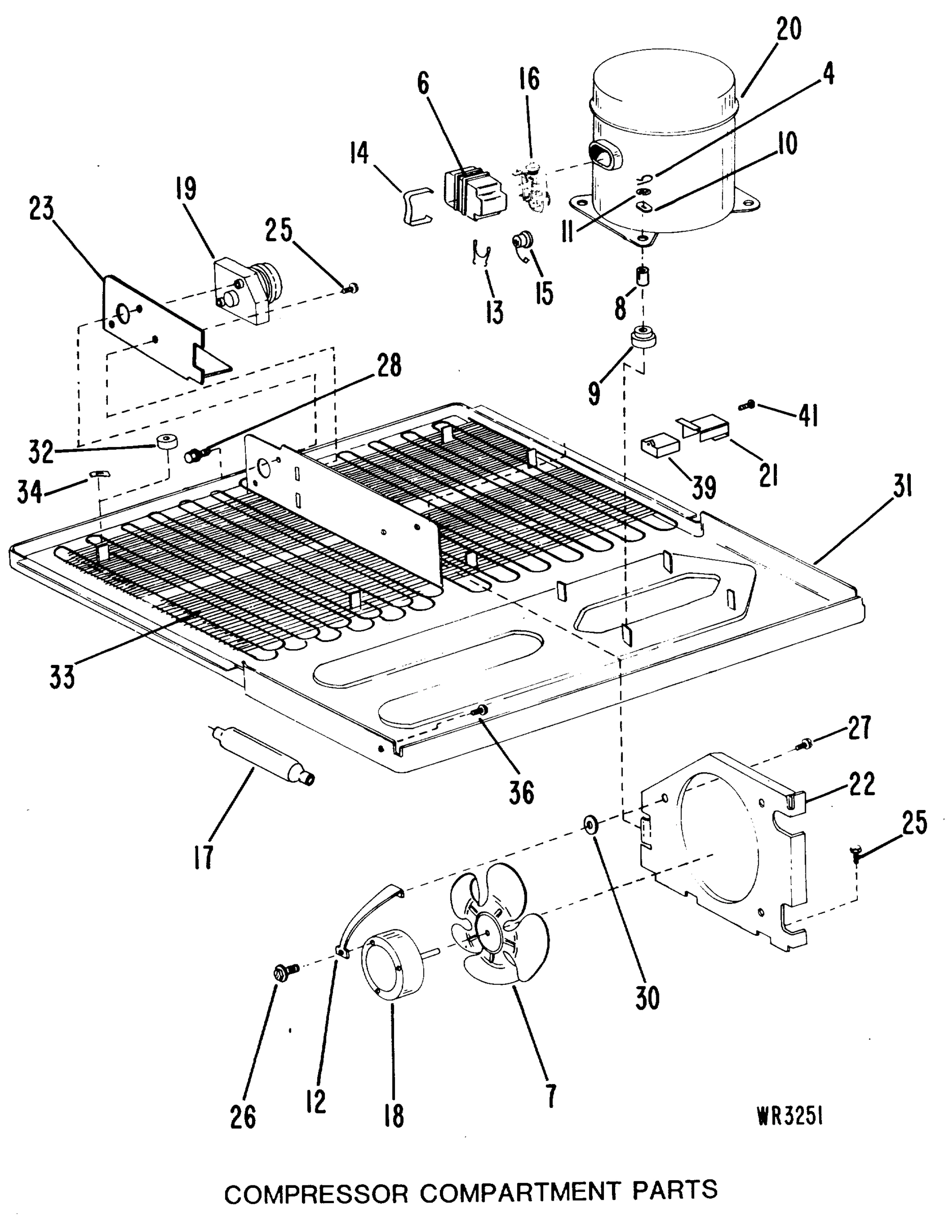 COMPRESSOR COMPARTMENT PARTS