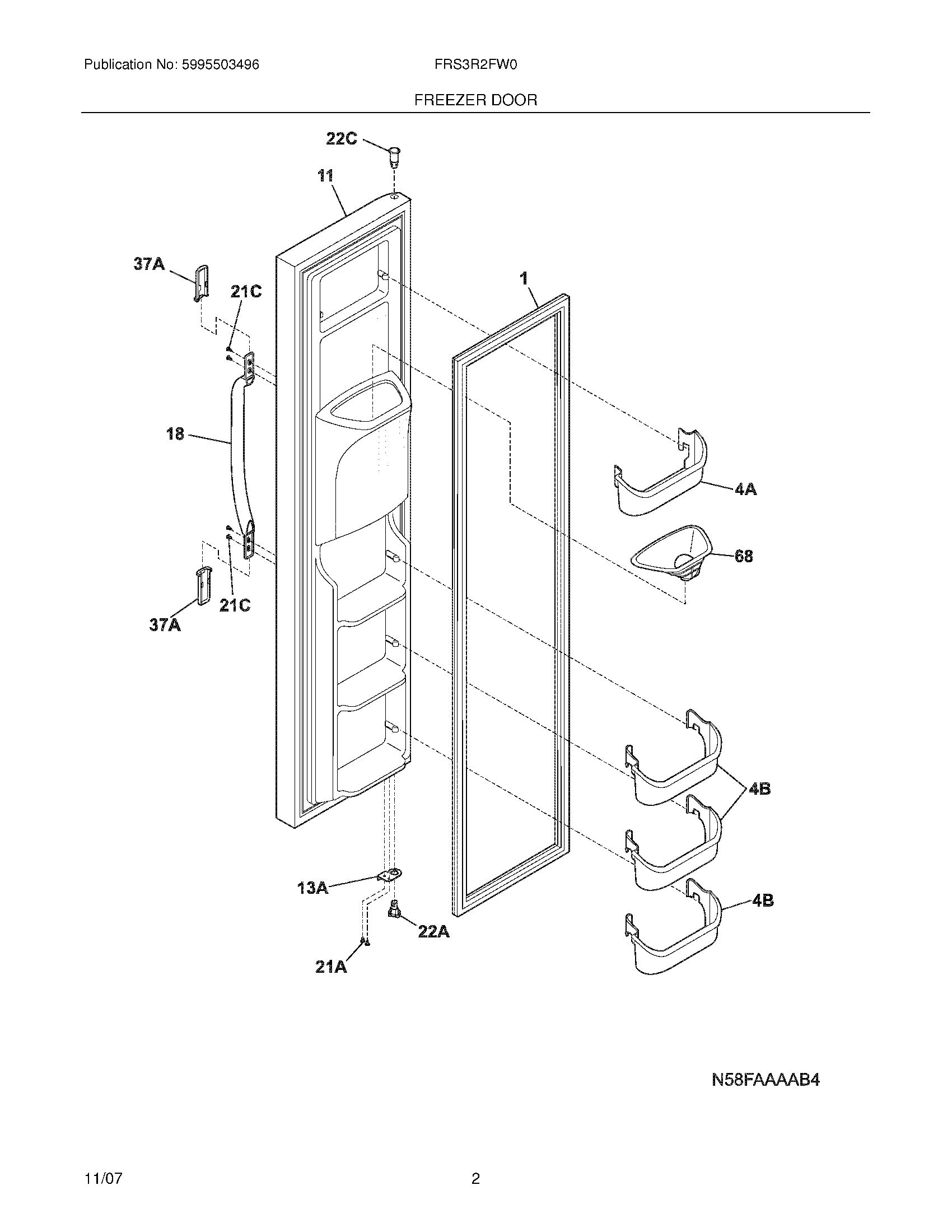 03 - FREEZER DOOR