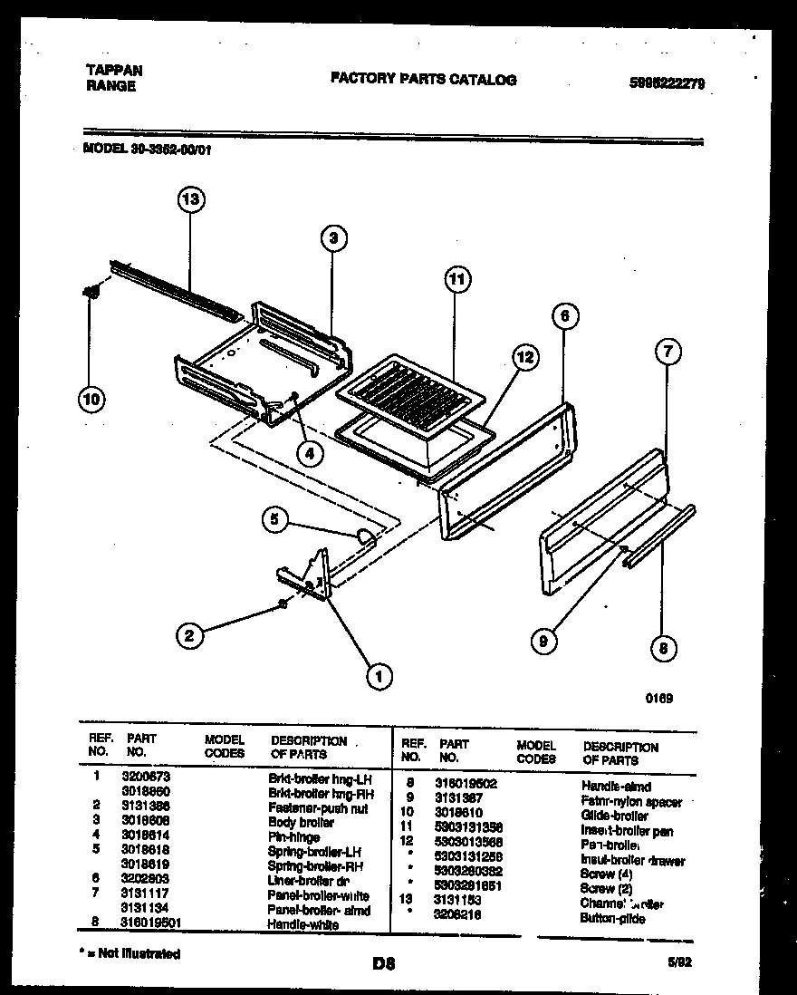 05 - BROILER DRAWER PARTS