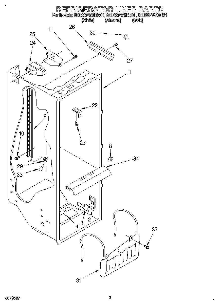02 - REFRIGERATOR LINER