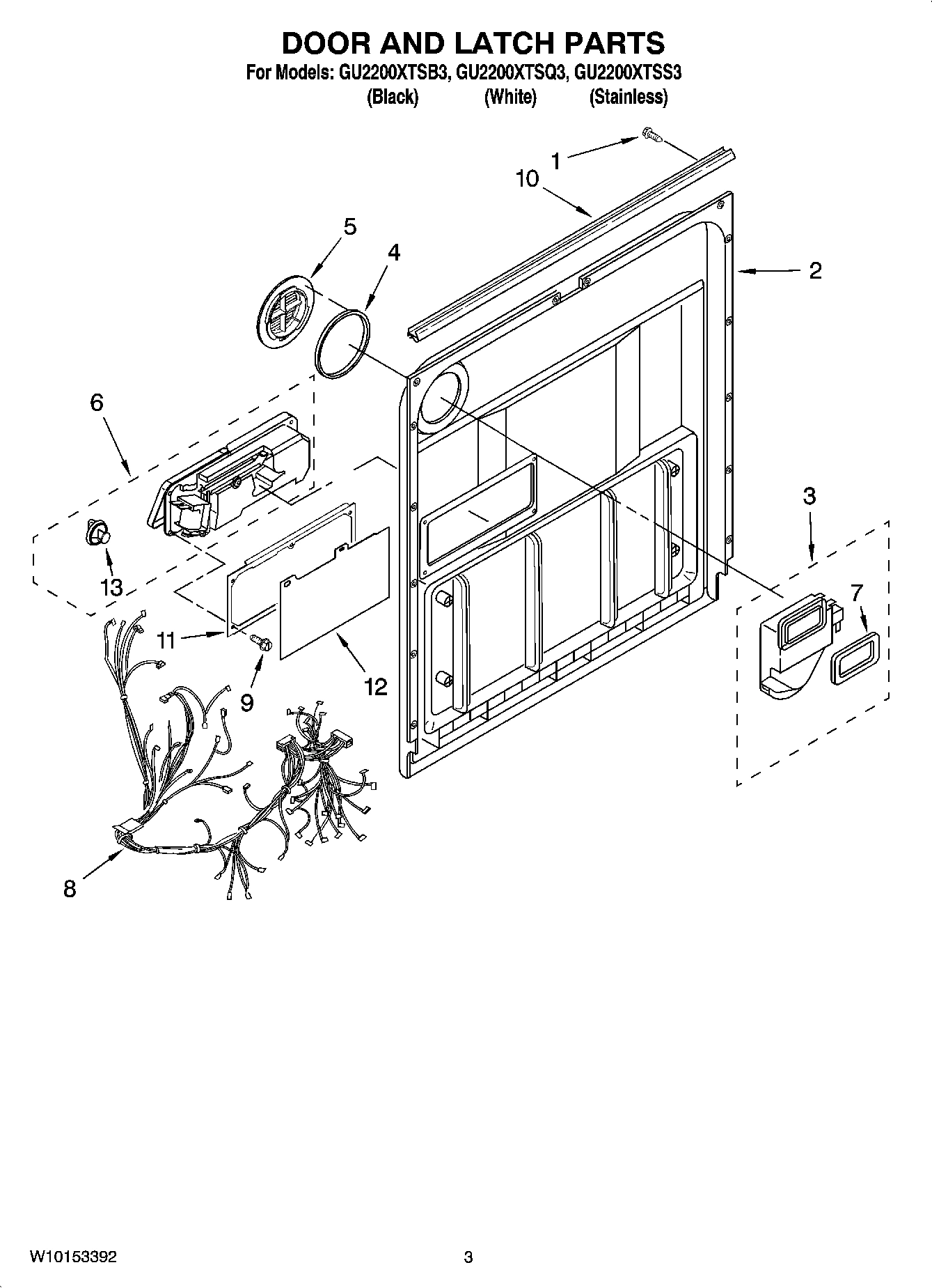 03 - DOOR AND LATCH PARTS