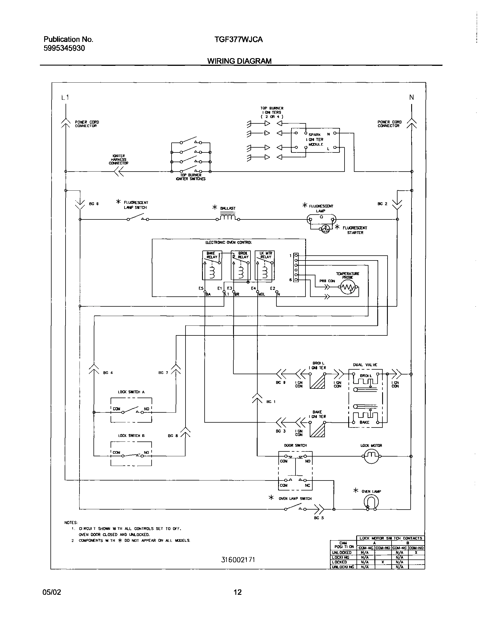 12 - WIRING DIAGRAM