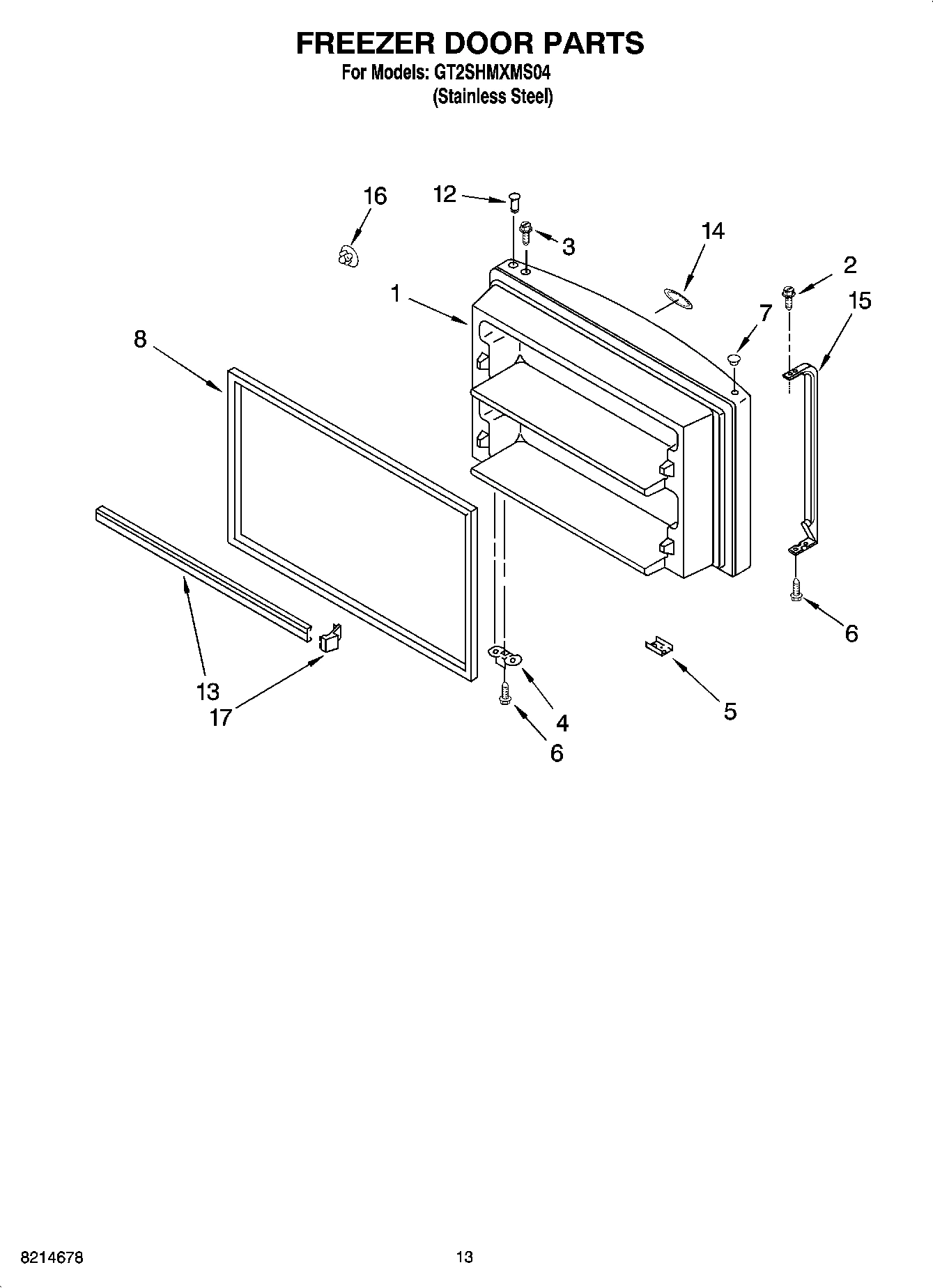 07 - FREEZER DOOR PARTS