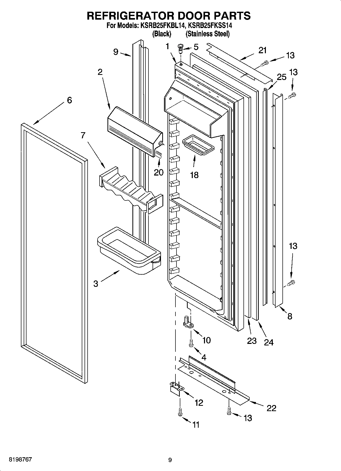 06 - REFRIGERATOR DOOR PARTS