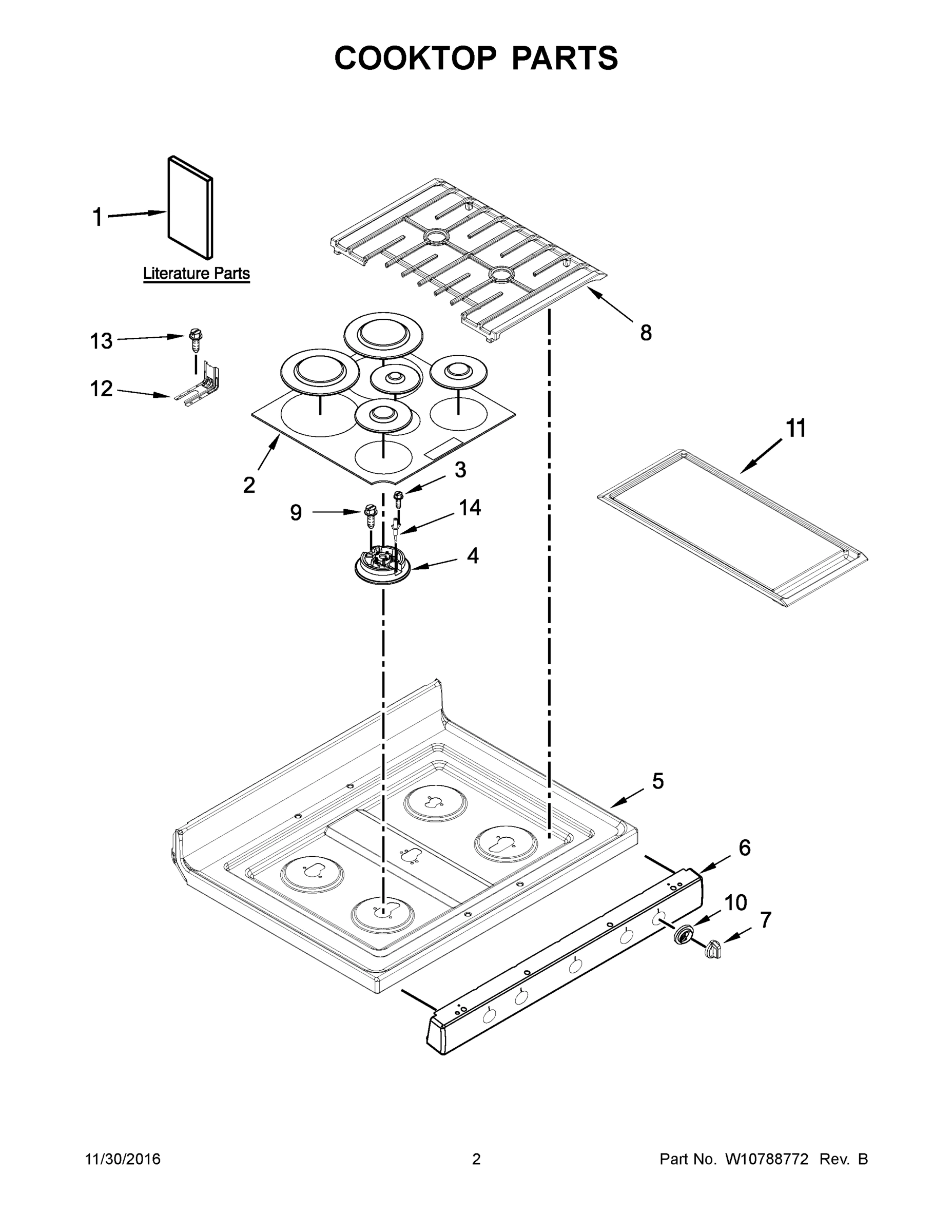 02 - COOKTOP PARTS