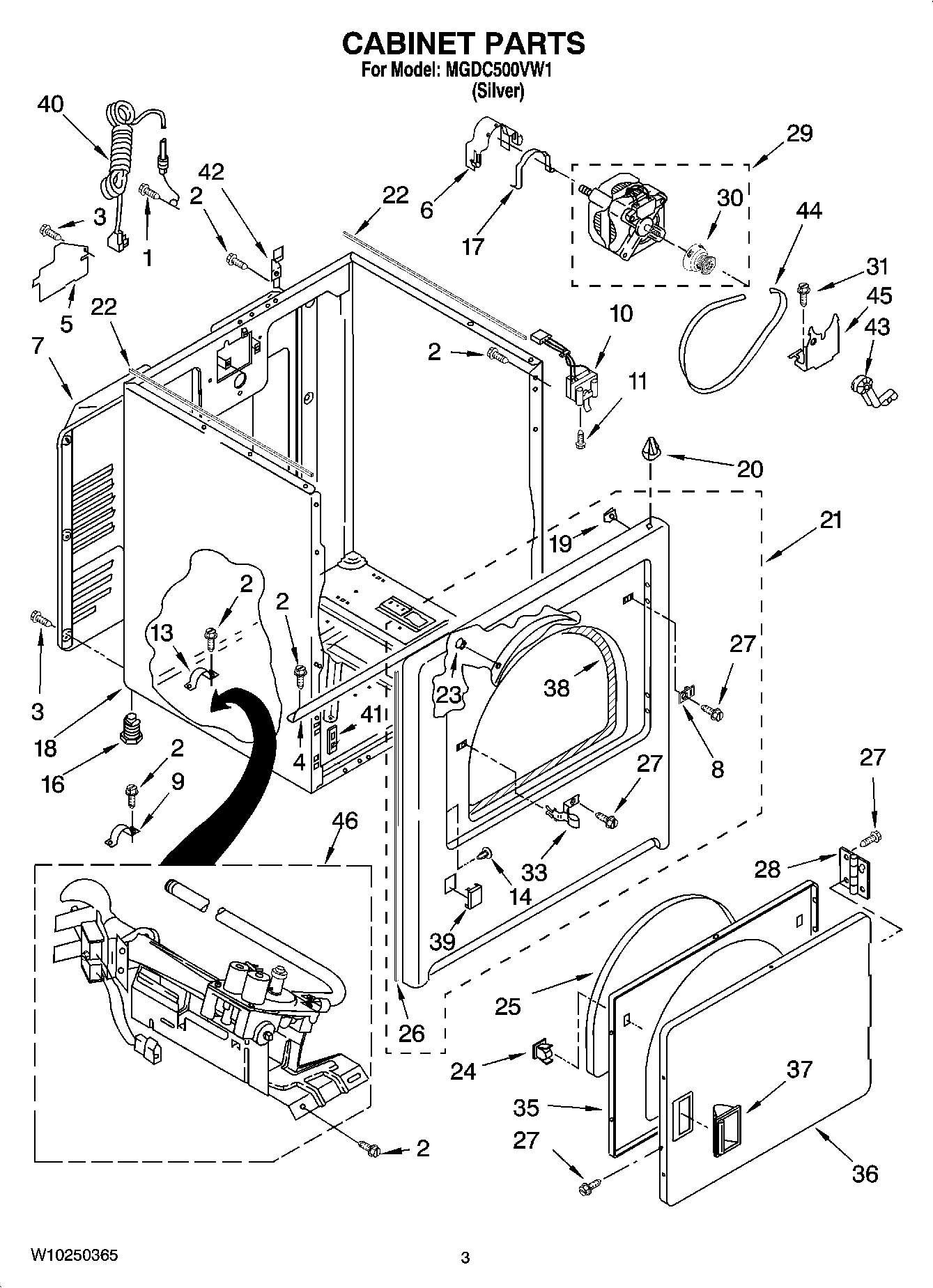 02 - CABINET PARTS