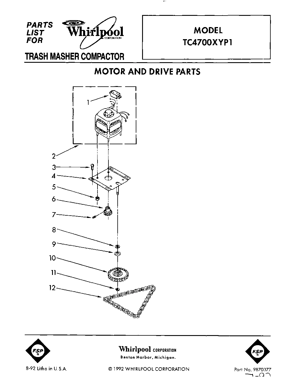 01 - MOTOR AND DRIVE, LIT/OPTIONAL