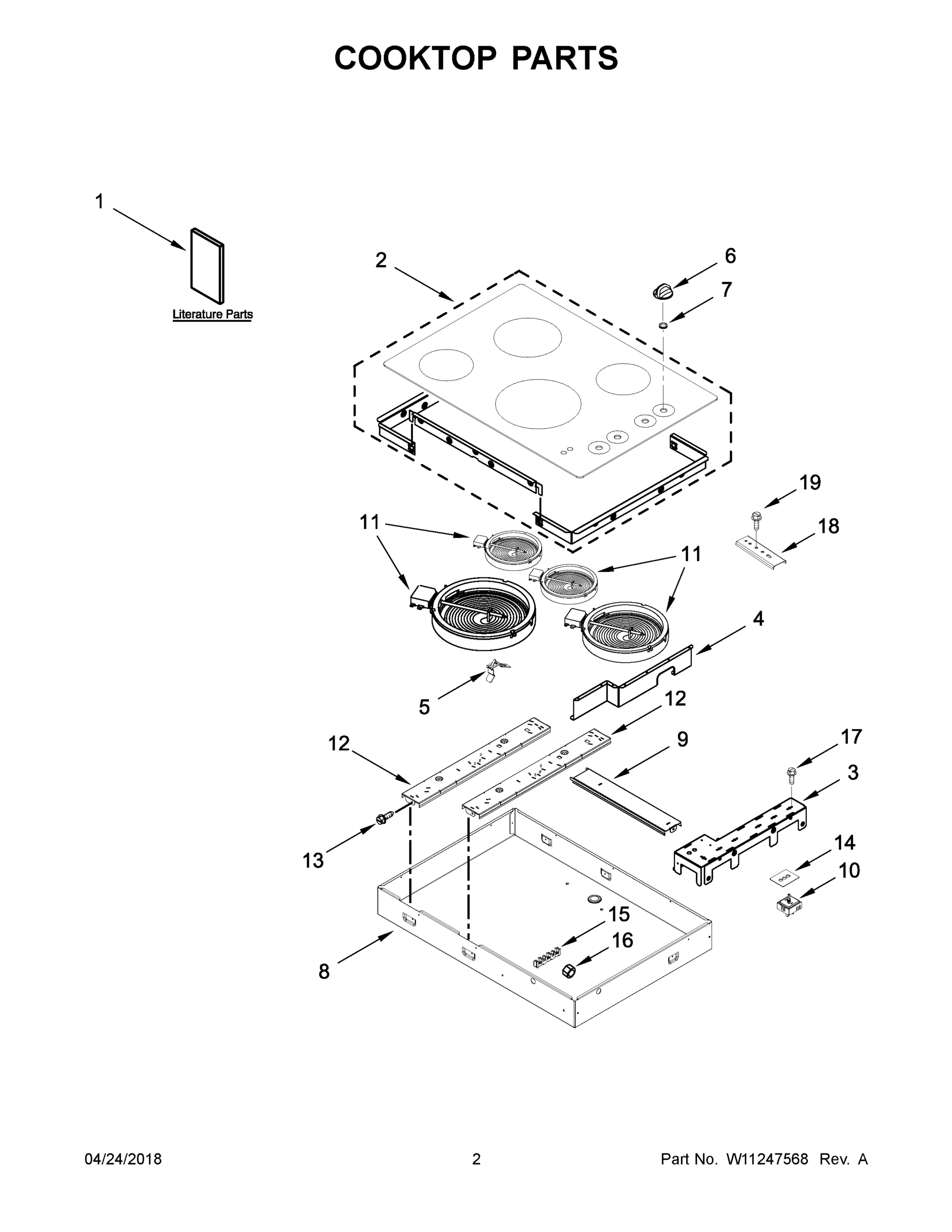 02 - COOKTOP PARTS