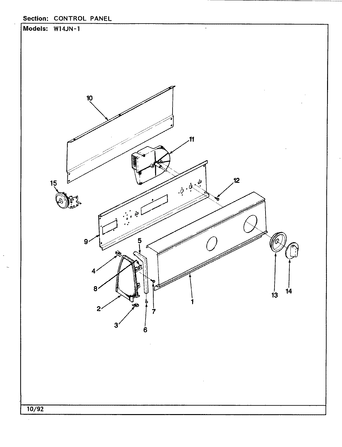 05 - CONTROL PANEL (REV. E-J)