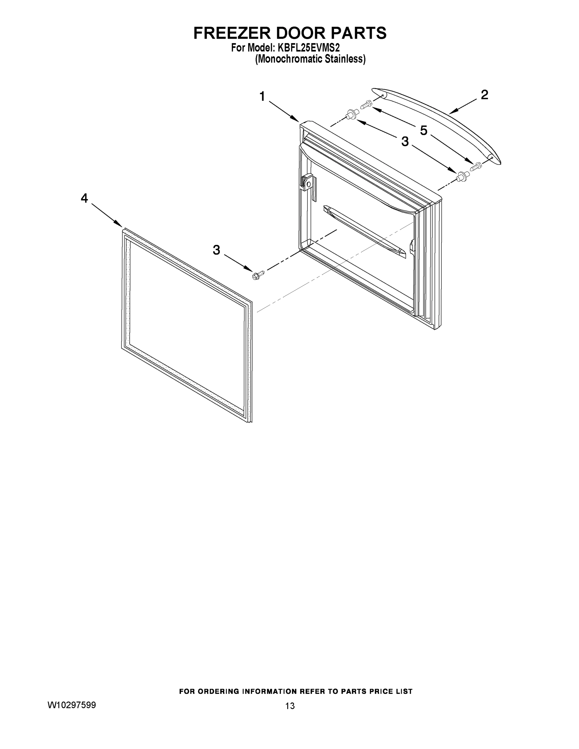 07 - FREEZER DOOR PARTS