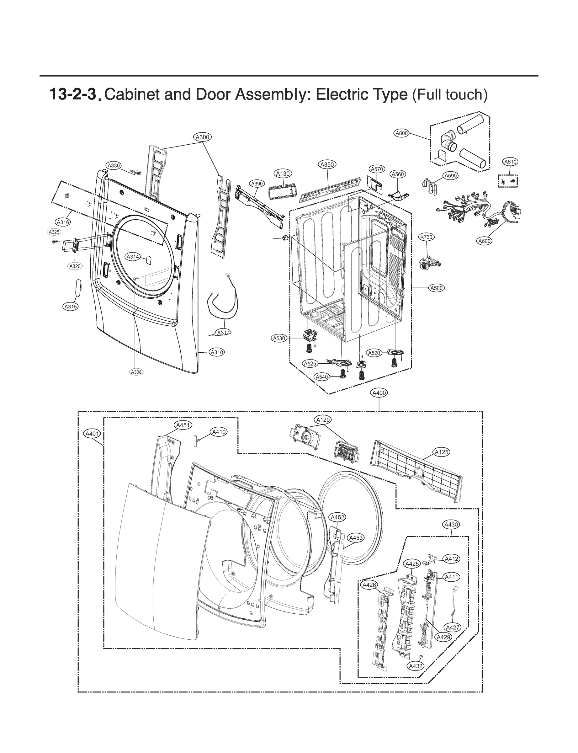 CABINET AND DOOR ASSEMBLY