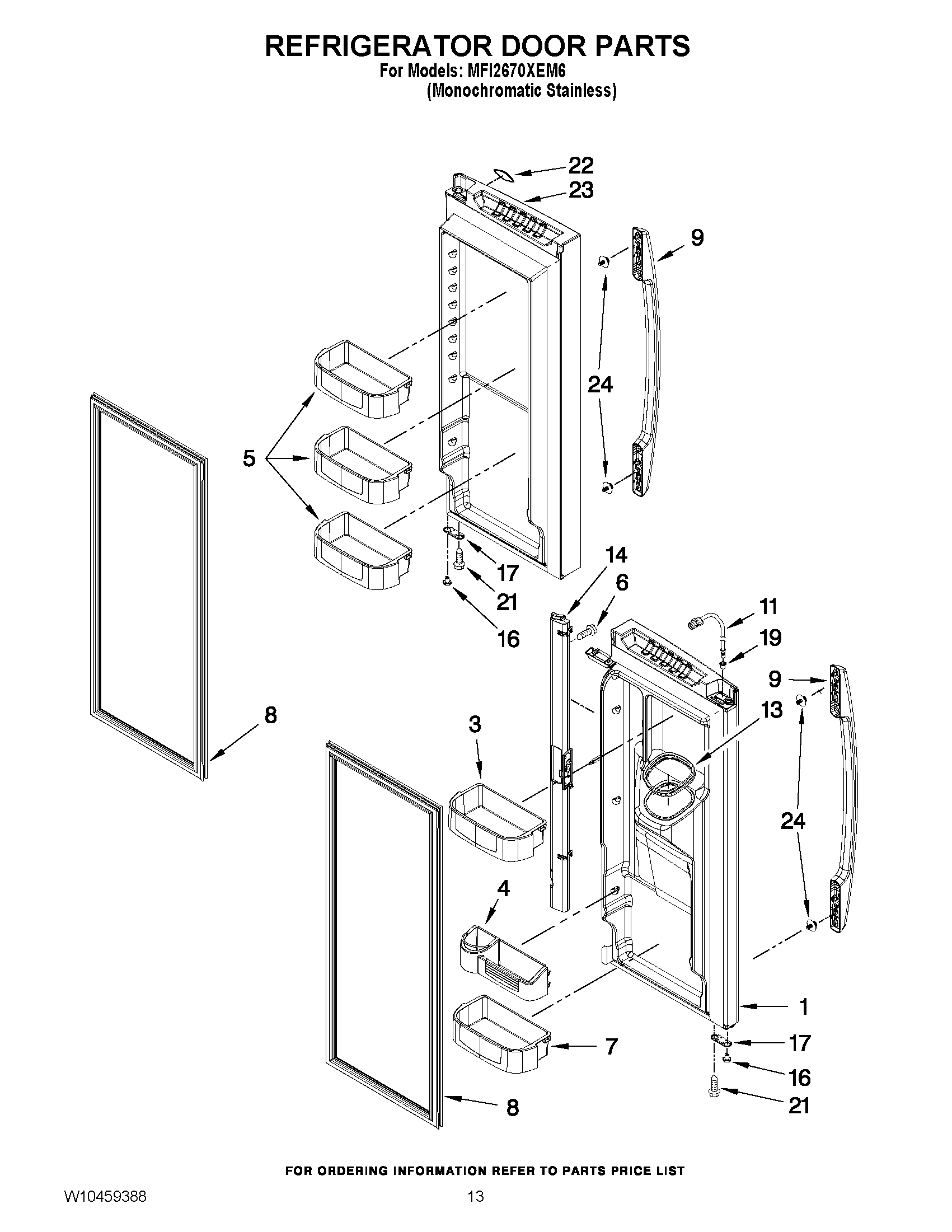 07 - REFRIGERATOR DOOR PARTS