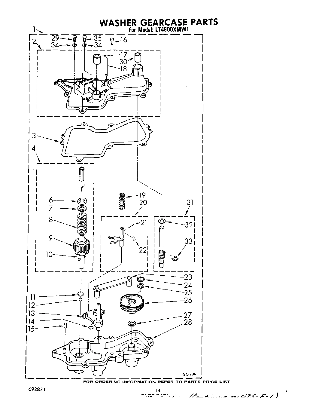 11 - WASHER GEARCASE