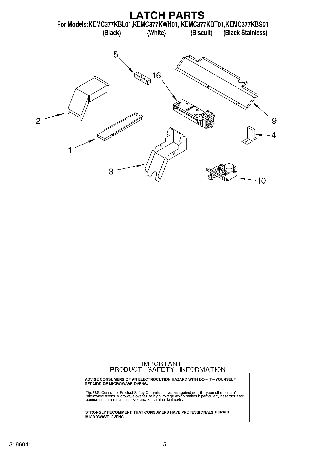 04 - LATCH PARTS