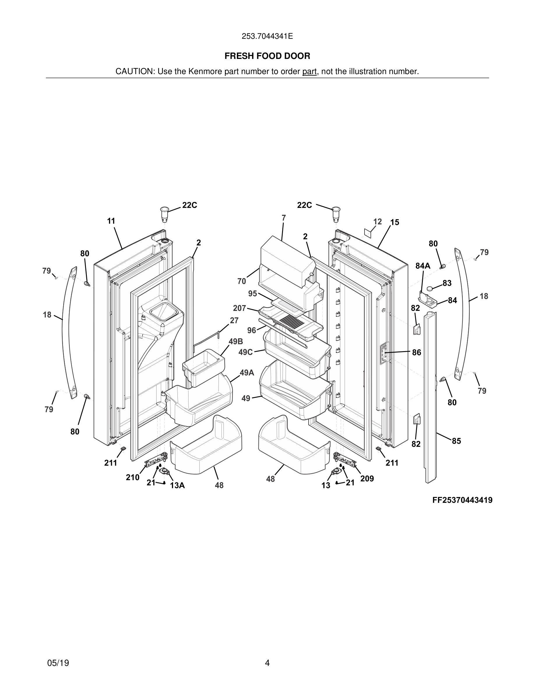 05 - FRESH FOOD DOOR