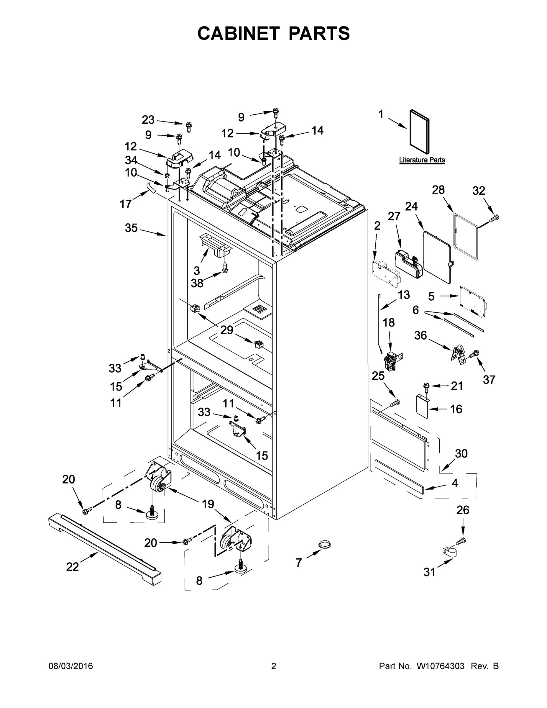 02 - CABINET PARTS