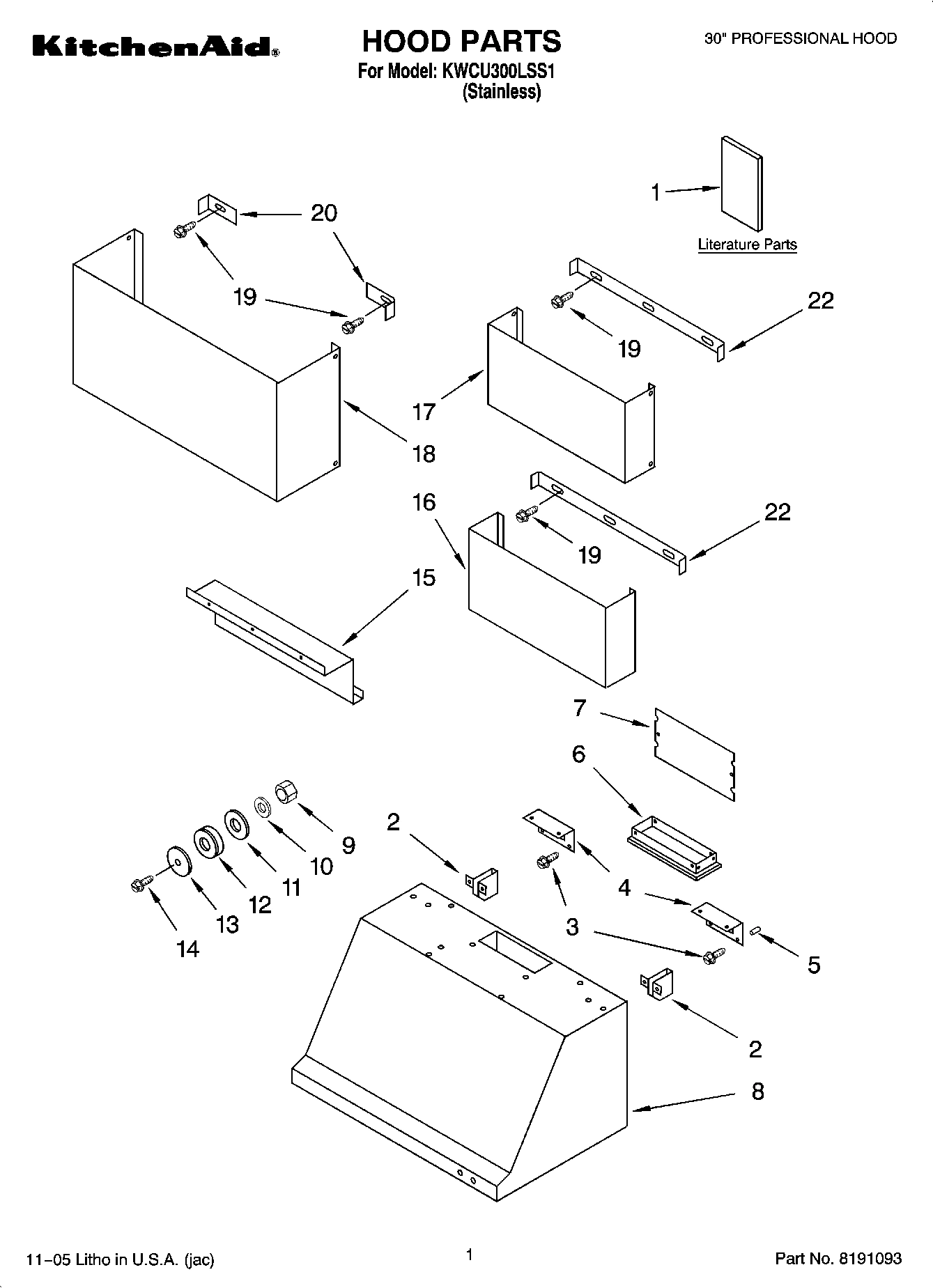 01 - HOOD PARTS