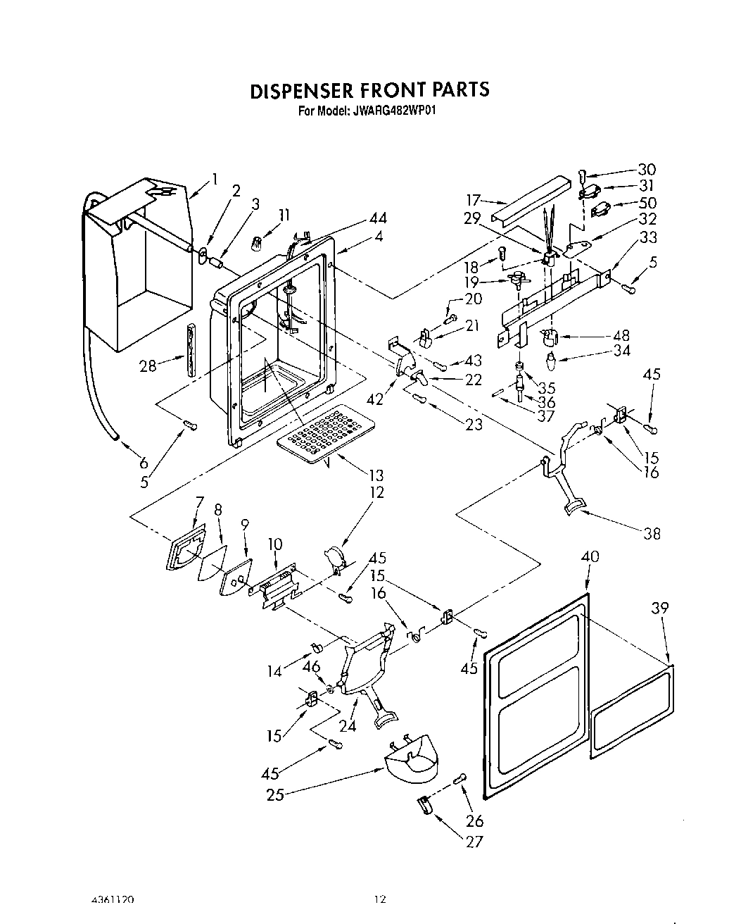 09 - DISPENSER FRONT