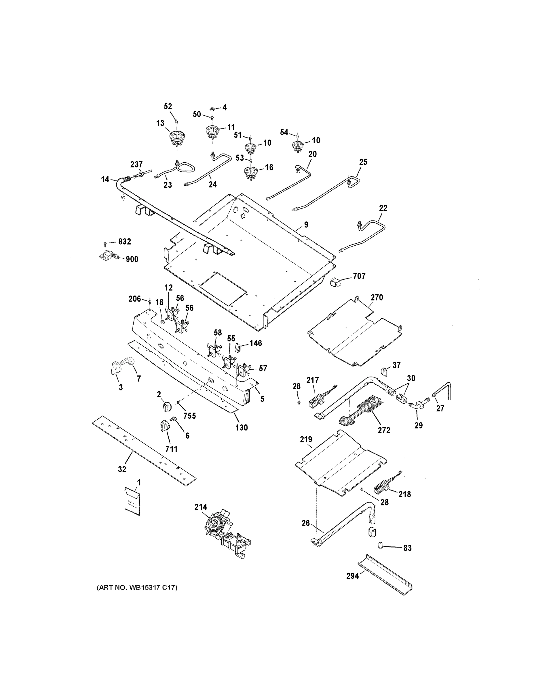 GAS & BURNER PARTS