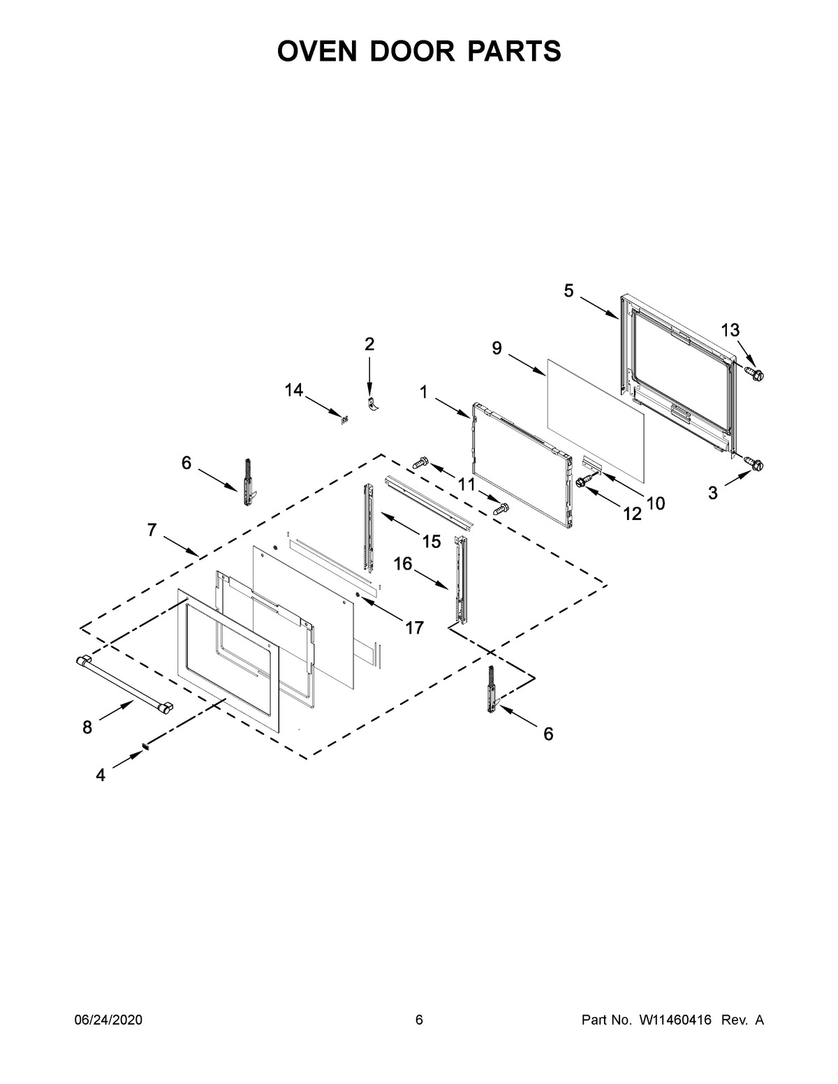 04 - OVEN DOOR PARTS
