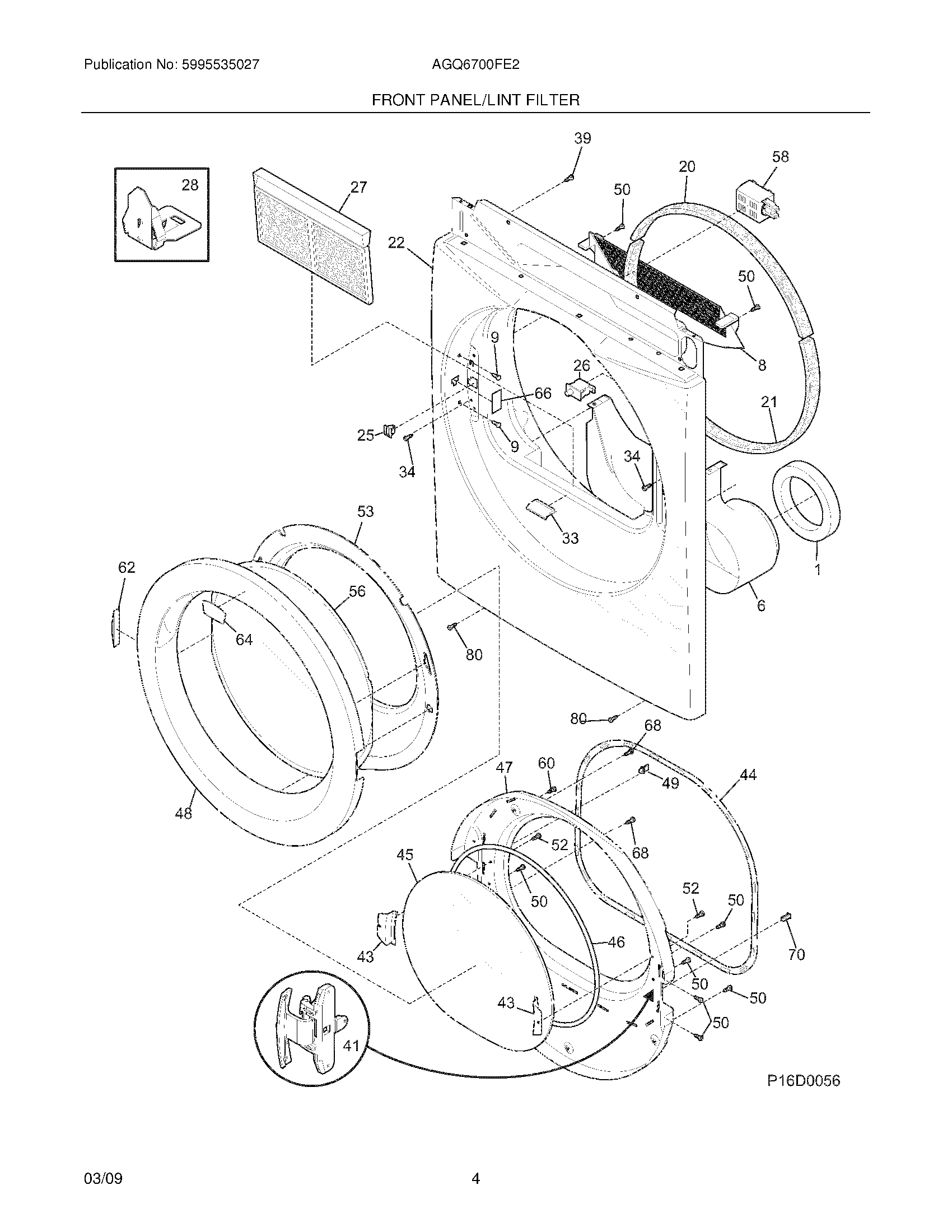 05 - FRONT PANEL/LINT FILTER