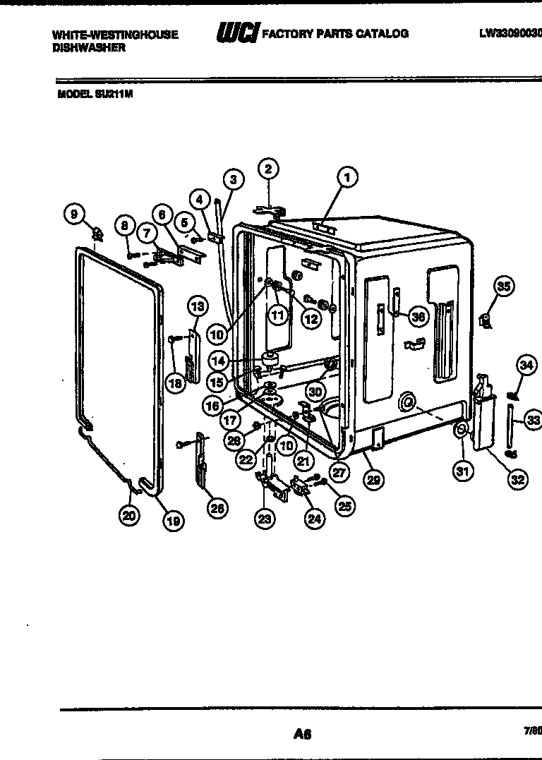 05 - TUB AND FRAME PARTS