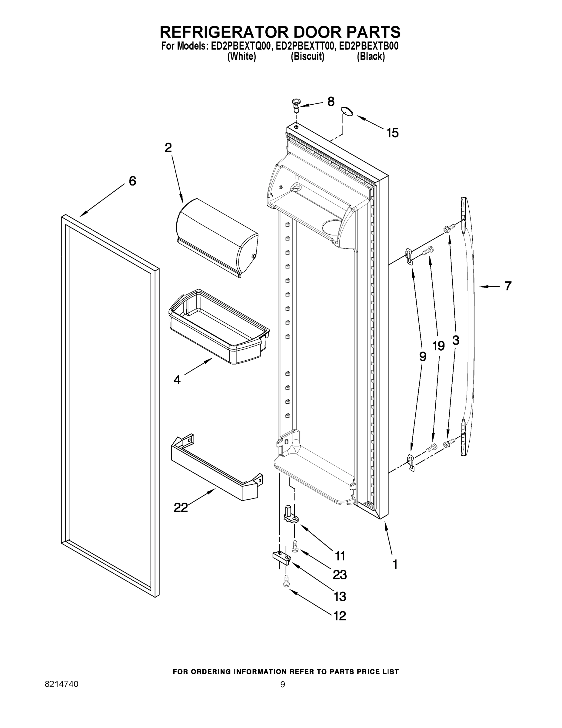 06 - REFRIGERATOR DOOR PARTS