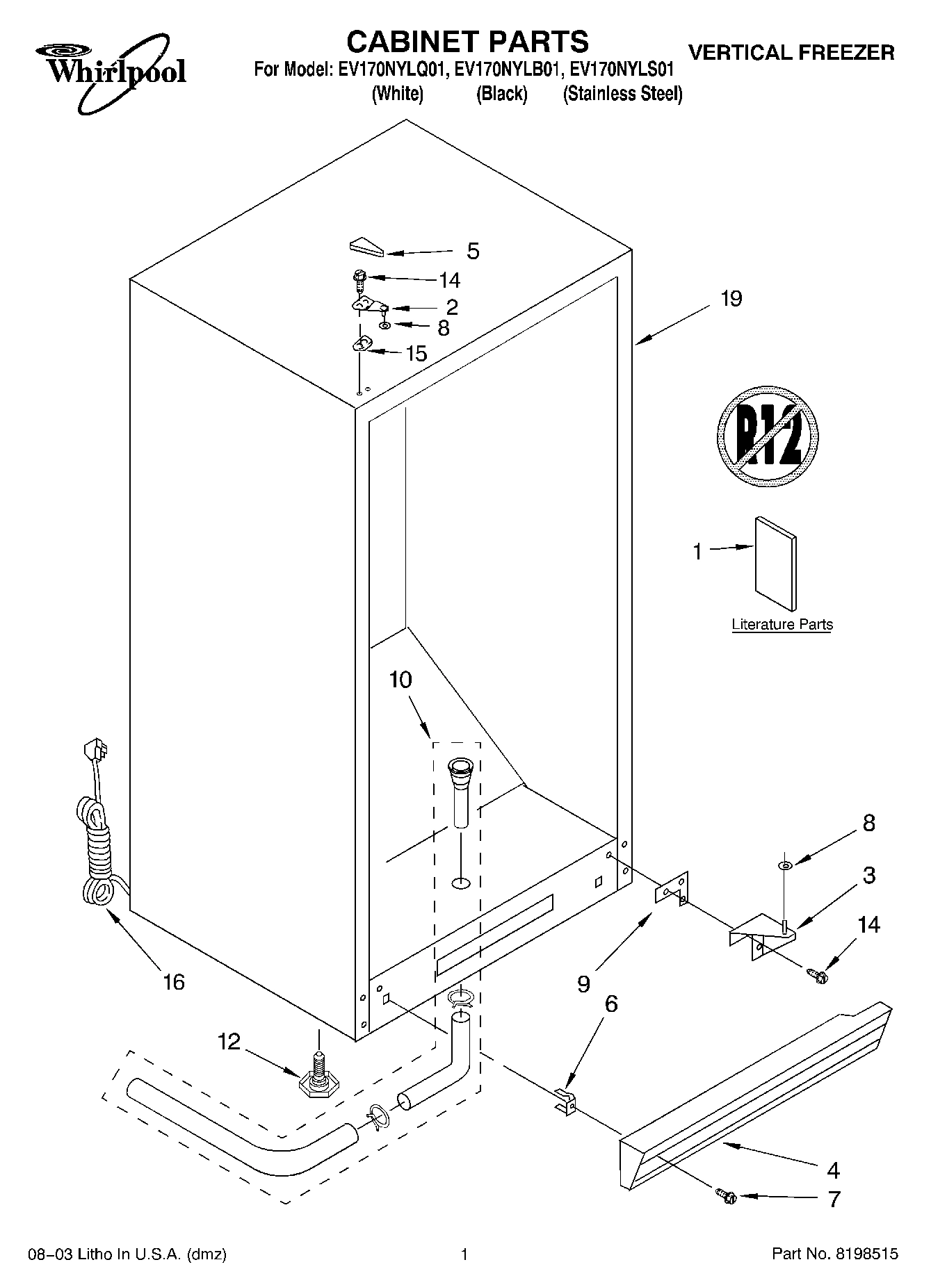 01 - CABINET PARTS