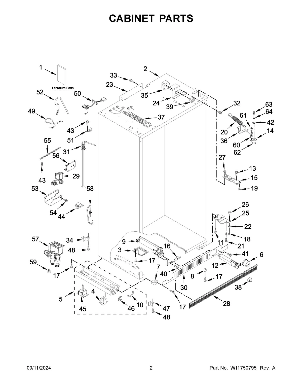02 - CABINET PARTS
