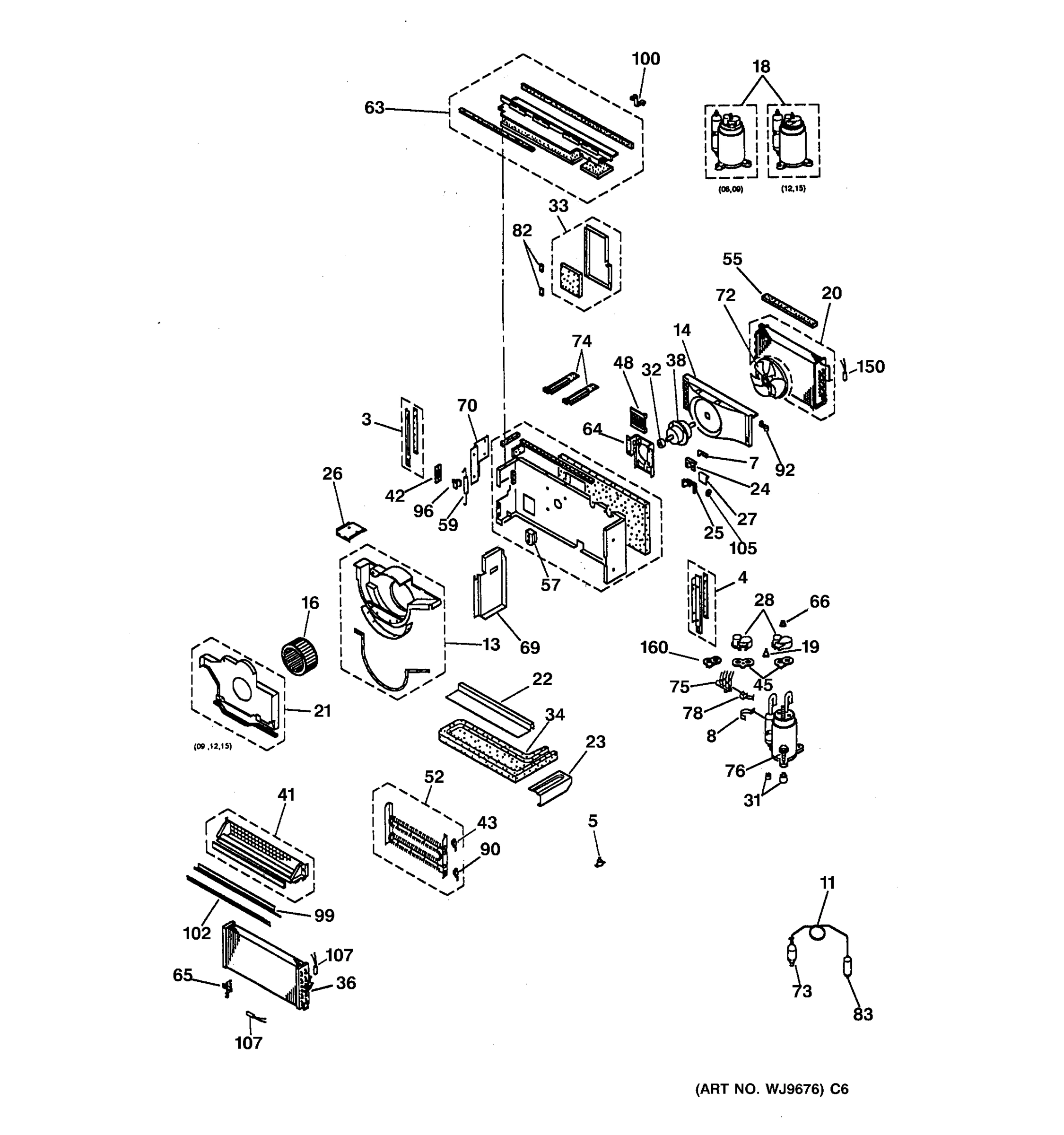 MOTOR, COMPRESSOR & SYSTEM COMPONENTS
