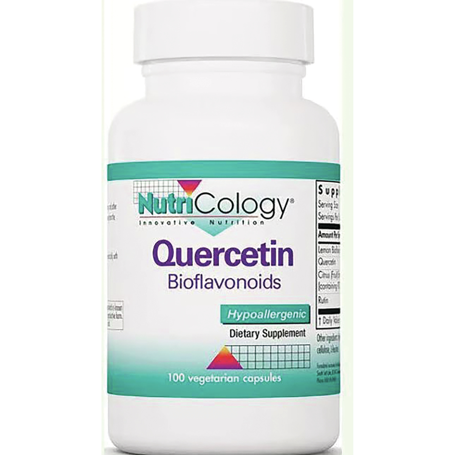 NutriCology Innovative Nutrition Quercetin Bioflavonoids Supplement Vitamin | 100 Veg Caps