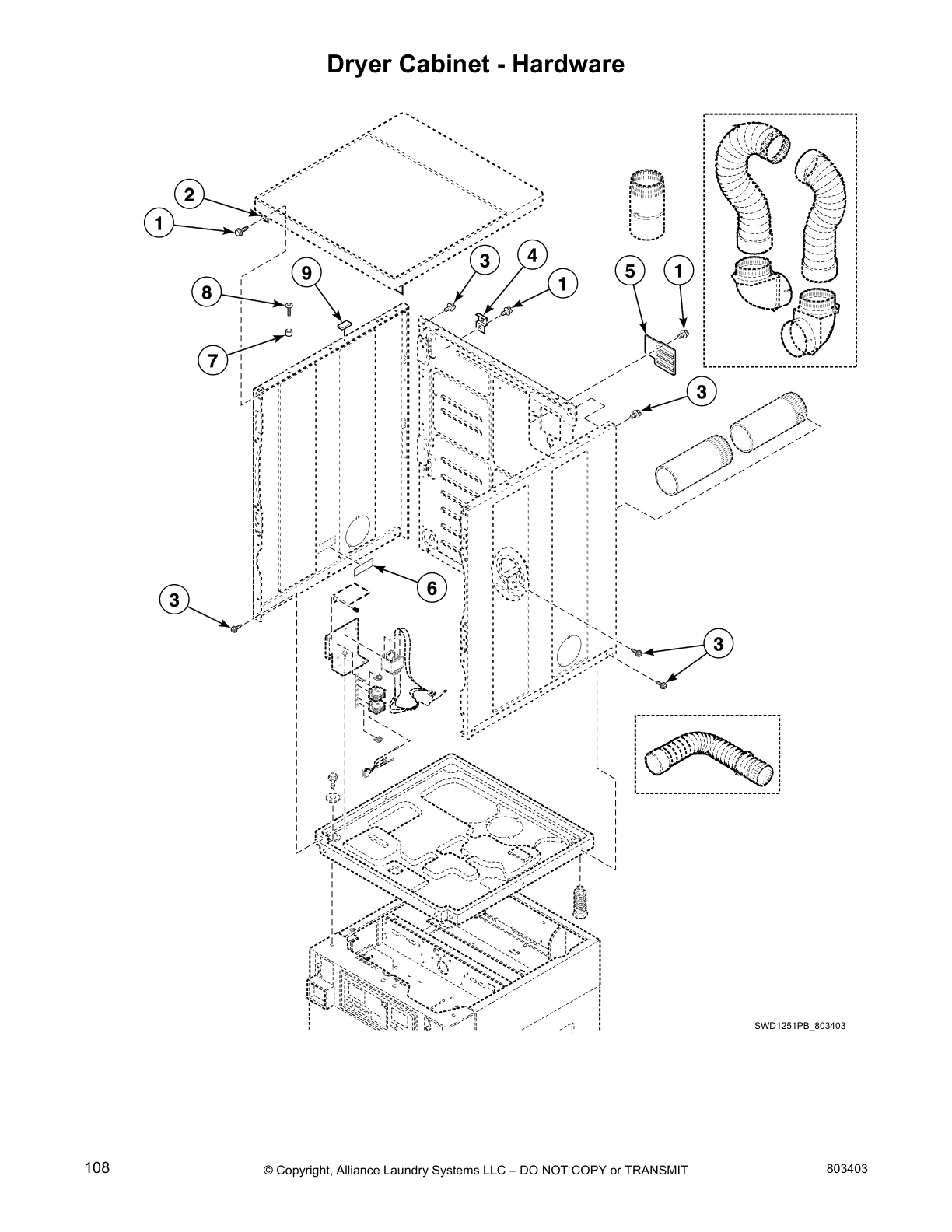 Dryer Cabinet - Hardware
