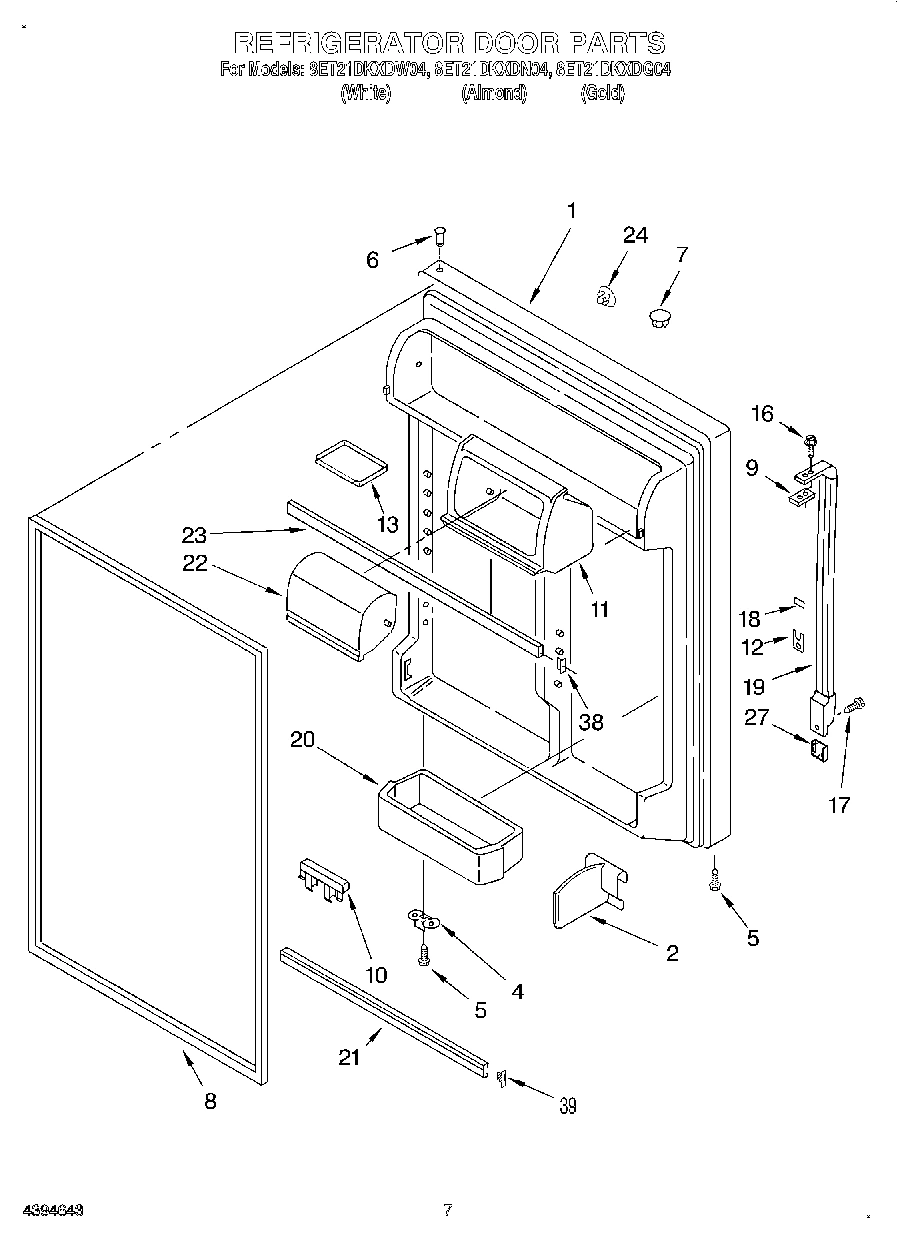 04 - REFRIGERATOR DOOR