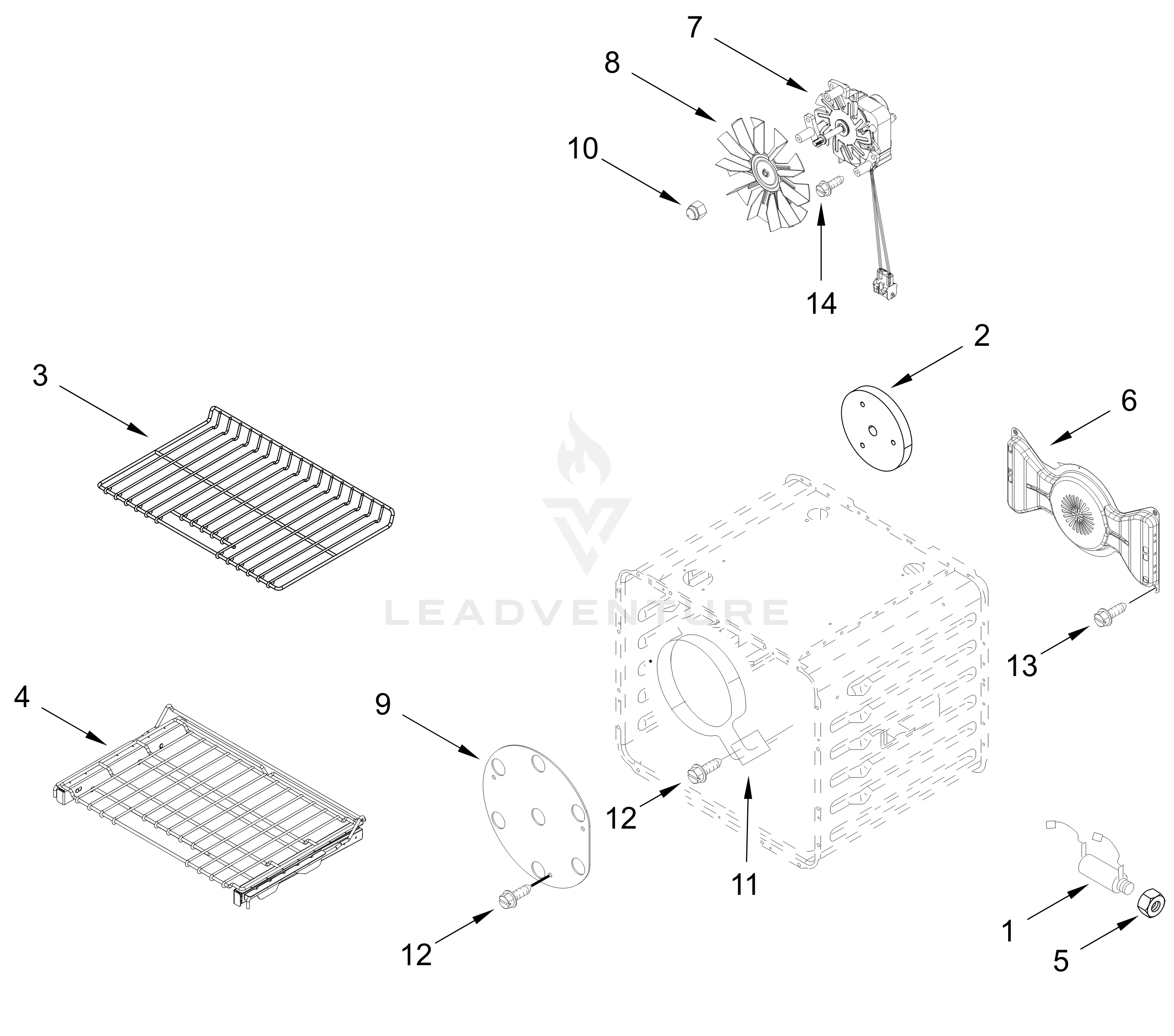 INTERNAL OVEN PARTS